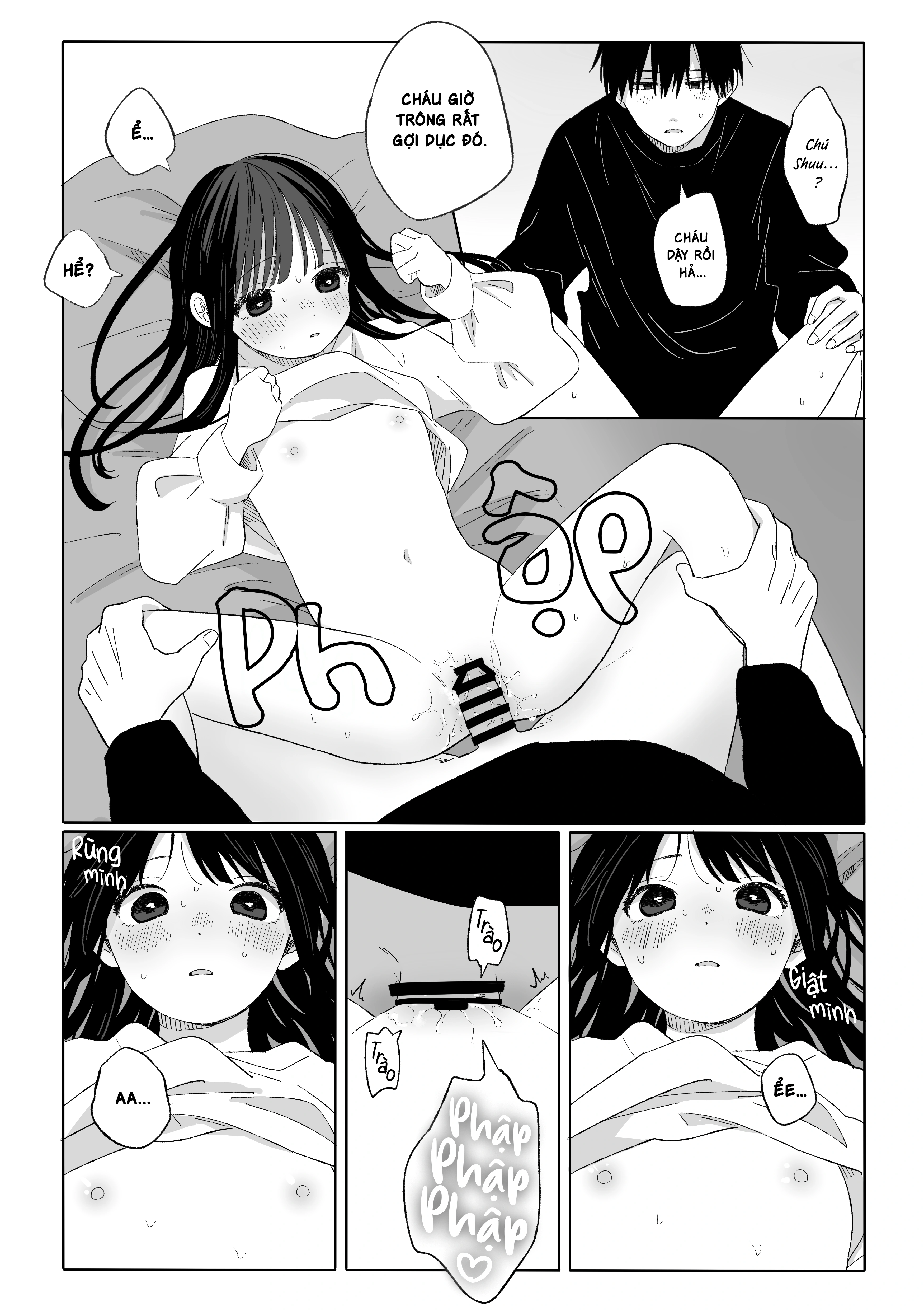 HentaiVN.net - Ảnh 19 - Chớm Thu - Oneshot - Một ngày yên bình của hai chú cháu.