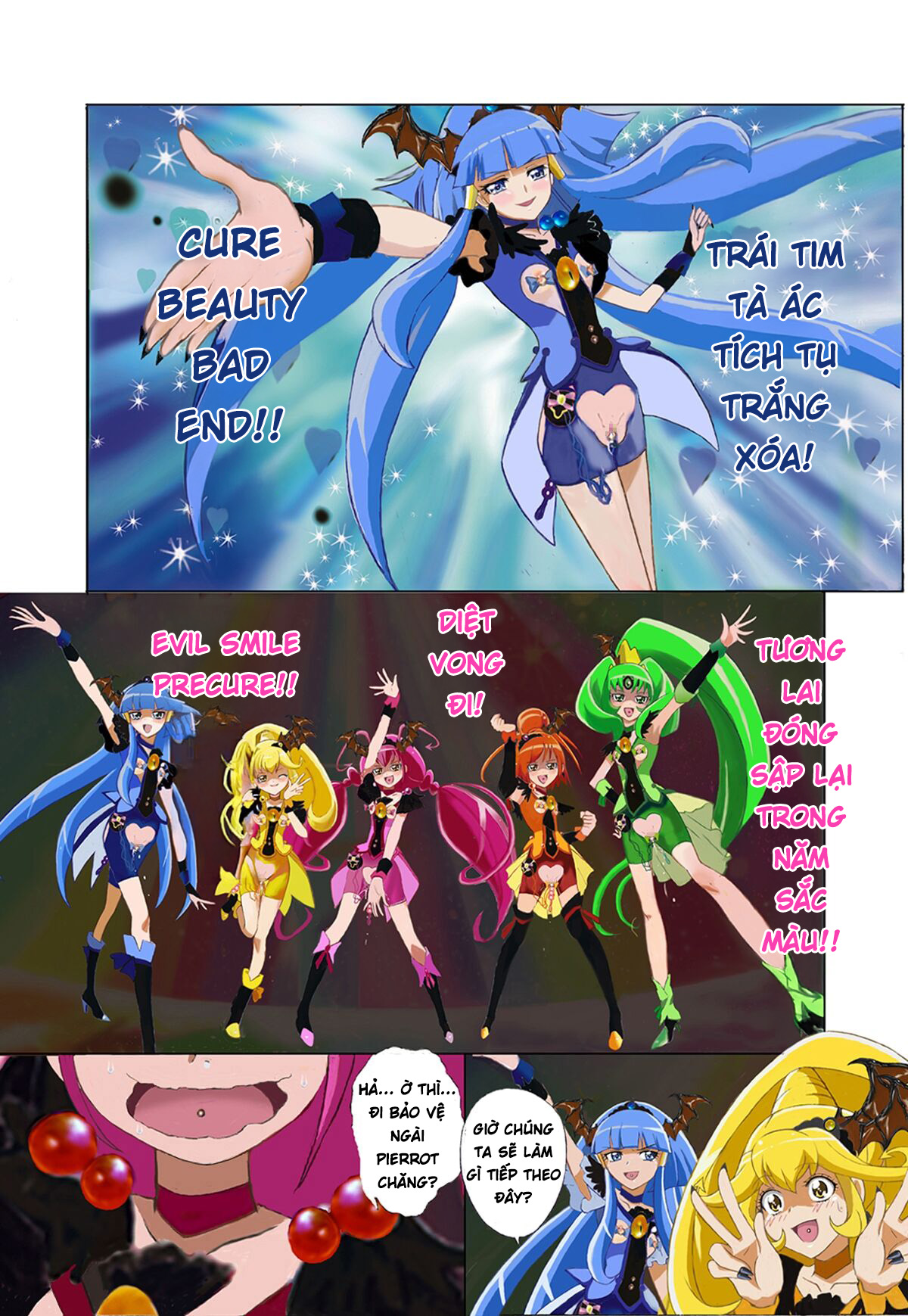 HentaiVN.net - Ảnh 18 - [Ero Tantei Jimusho] Evil Smile PreC*re! Bad End Full Color - Chap 2