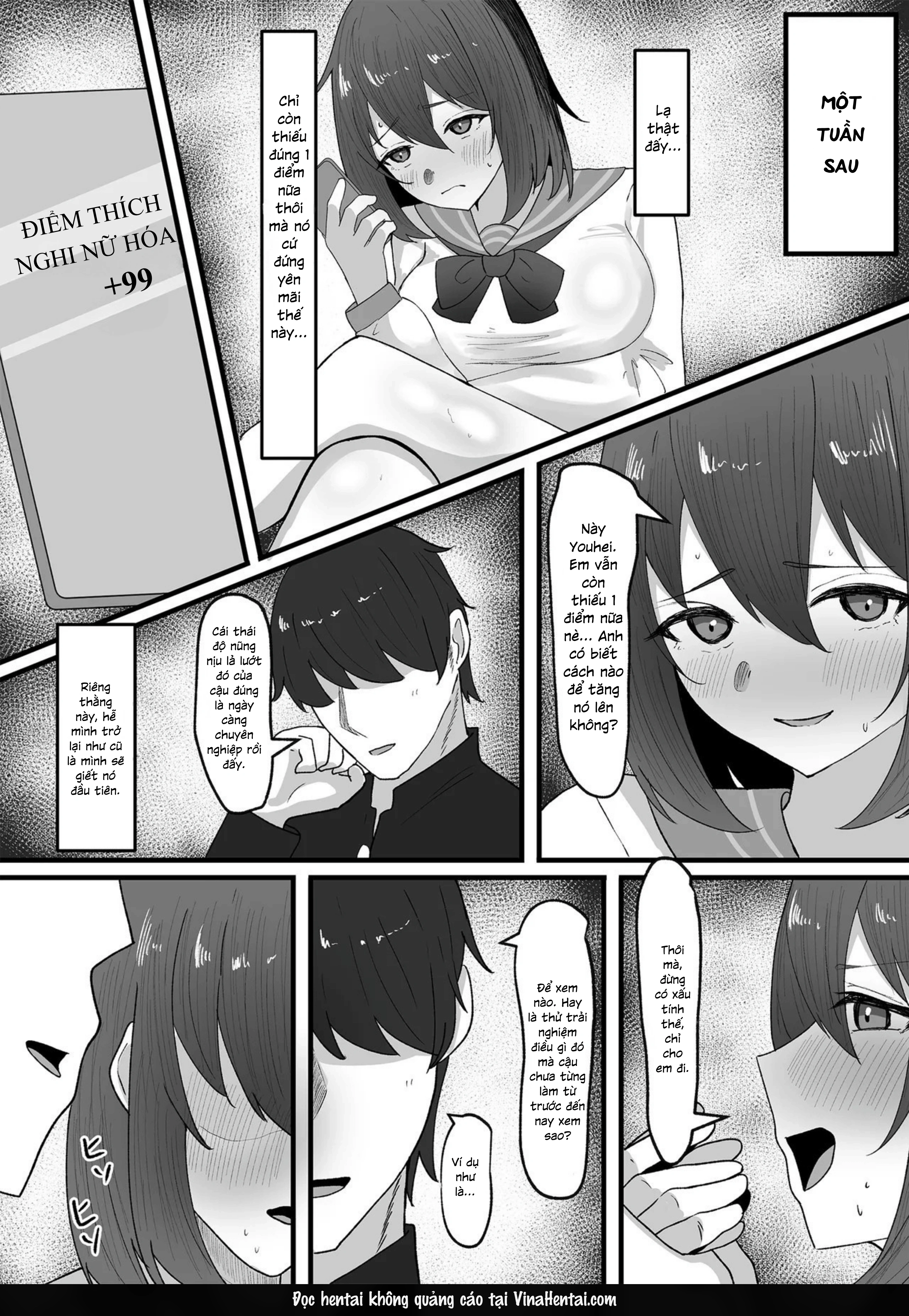 HentaiVN.net - Ảnh 19 - Không thể trở lại làm con trai cho đến khi thích nghi hoàn toàn với việc làm con gái. - Dâm
