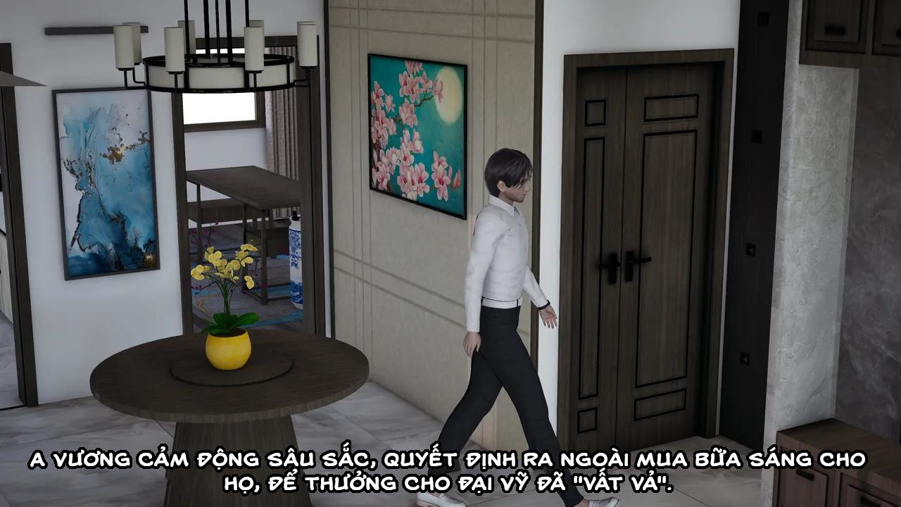 HentaiVN.net - Ảnh 37 - Cô bạn gái Tiểu Vy bị ngốc của tôi. - Chapter 10.4: Vụng trộm ngay bên cạnh bạn trai (p3)