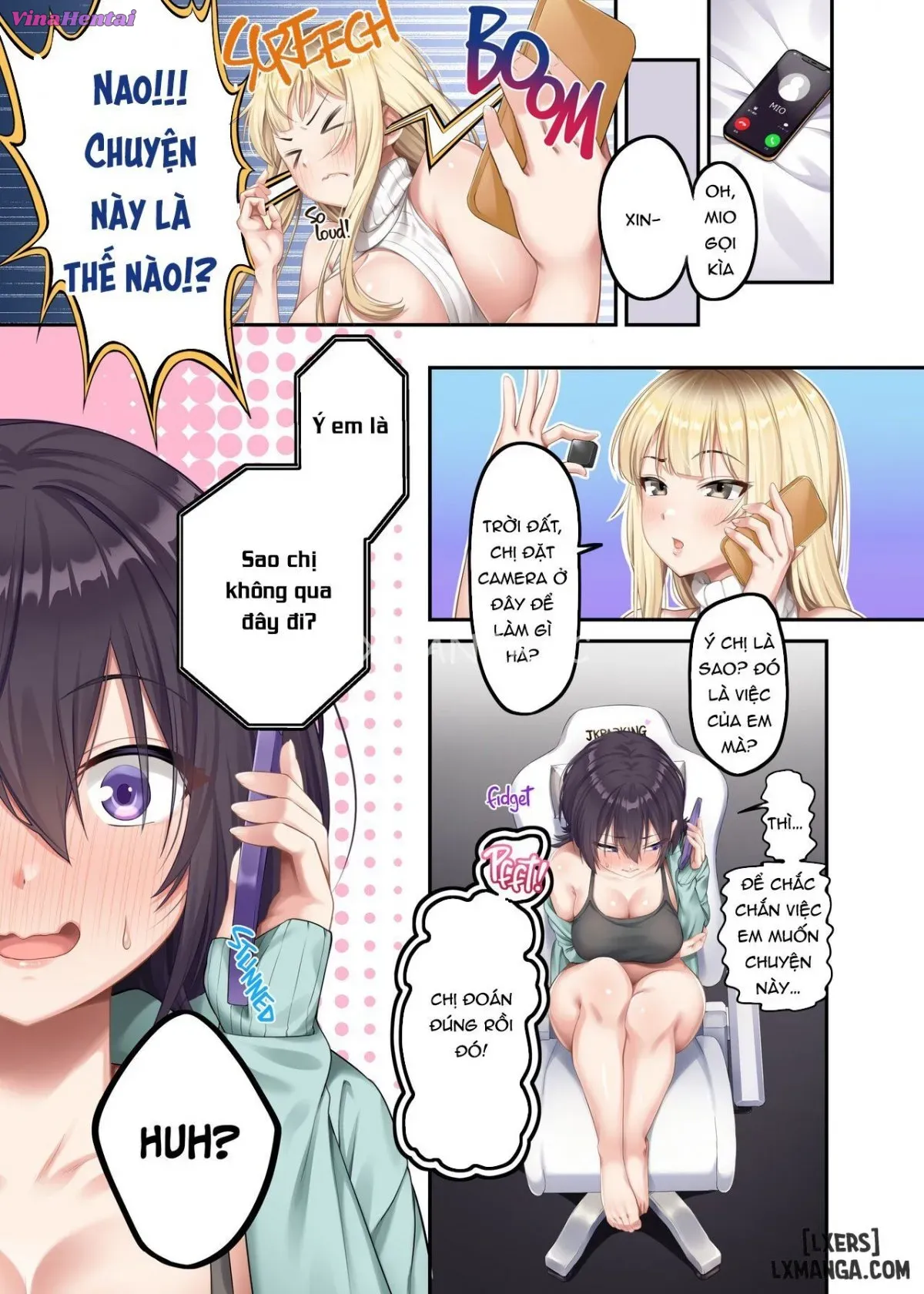 HentaiVN.net - Ảnh 19 - Home Lessons With Sexy Gyarus - Chap 2