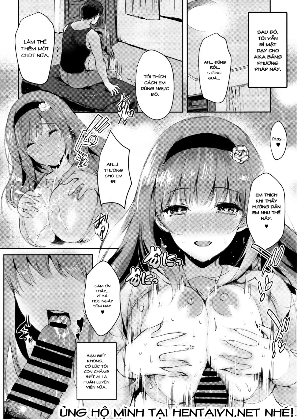 HentaiVN.net - Ảnh 19 - Cô học trò ngây thơ và anh huấn luyện viên may mắn [M Kei Reijou] - Oneshot