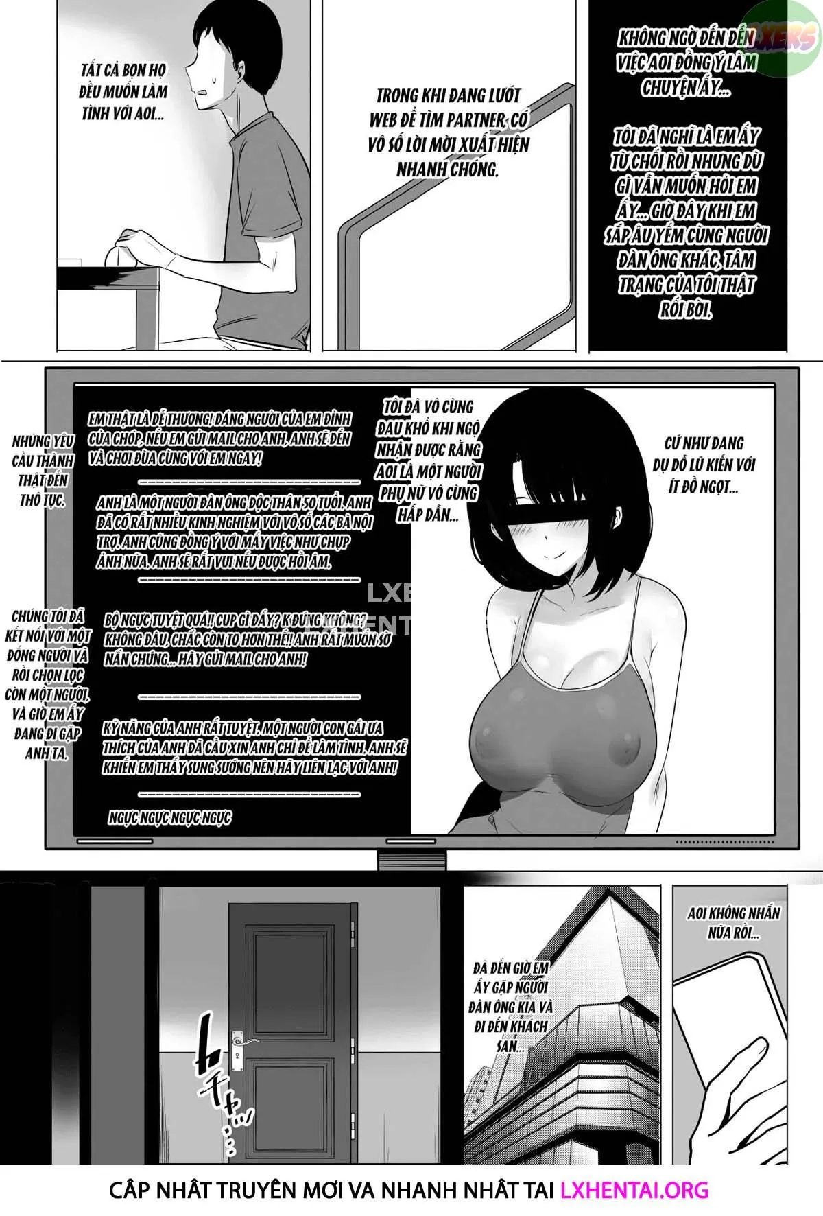 HentaiVN.net - Ảnh 19 - Boku dake ni Amaesasete Kureru Kyonyuu JK Tsuma o Hoka no Otoko ni Dakasete Mita - Chap 1