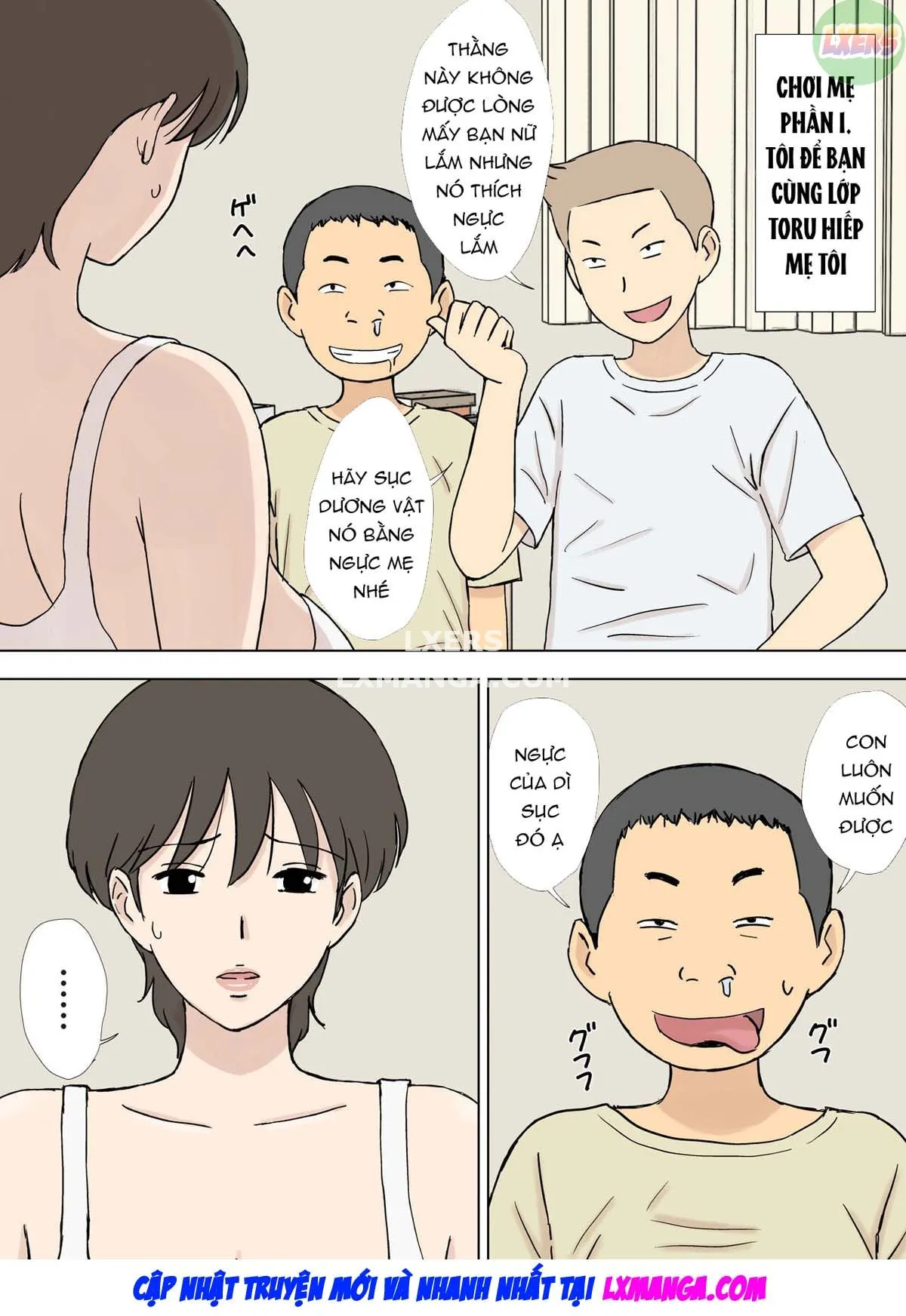 HentaiVN.net - Ảnh 19 - Numa Haha Wanpaku Musuko No Mama Ijiri - Oneshot