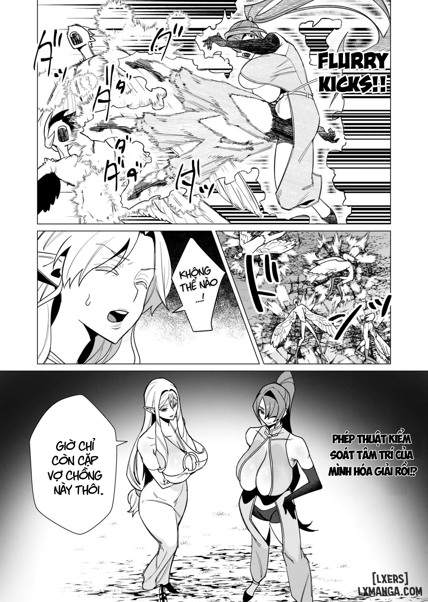 HentaiVN.net - Ảnh 19 - Vị Anh Hùng Muốn “Vợ Người Ta” Làm Phần Thưởng - Chap 9 : Dũng Sĩ x Harpy (phần 2)