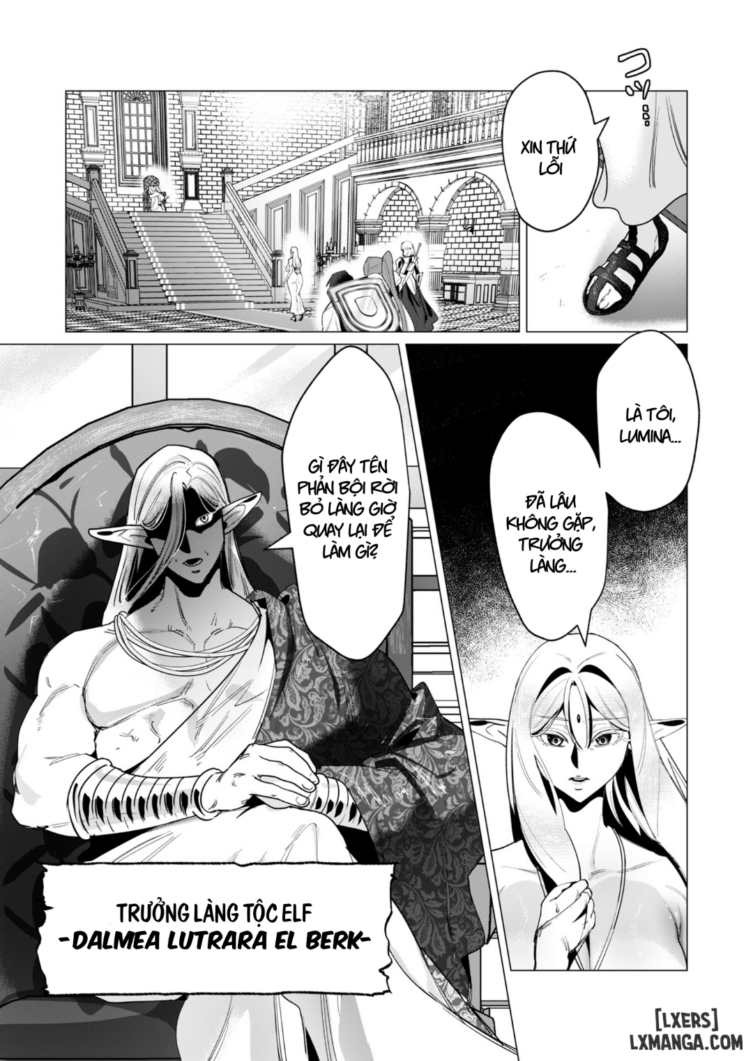 HentaiVN.net - Ảnh 19 - Vị Anh Hùng Muốn “Vợ Người Ta” Làm Phần Thưởng - Chap 15 : Dũng Sĩ và lời nguyền Dark Elf (Phần 2)