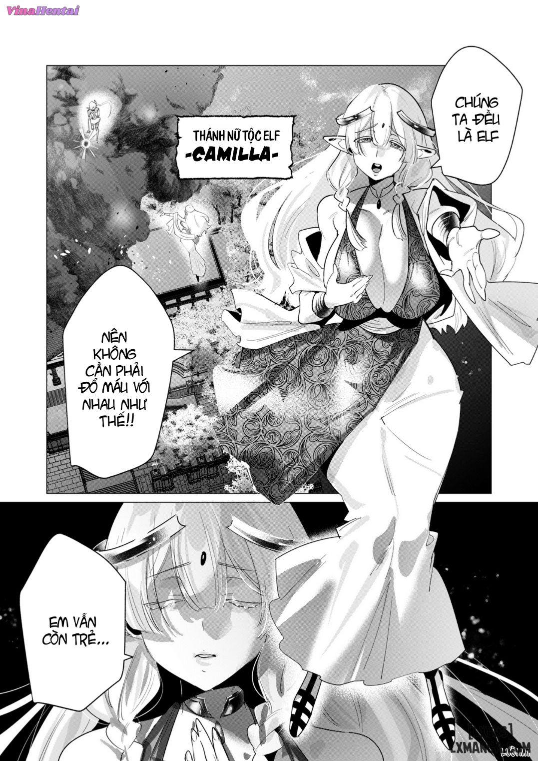 HentaiVN.net - Ảnh 19 - Vị Anh Hùng Muốn “Vợ Người Ta” Làm Phần Thưởng - Chap 17 : Dũng Sĩ và lời nguyền Dark Elf (Phần 4)