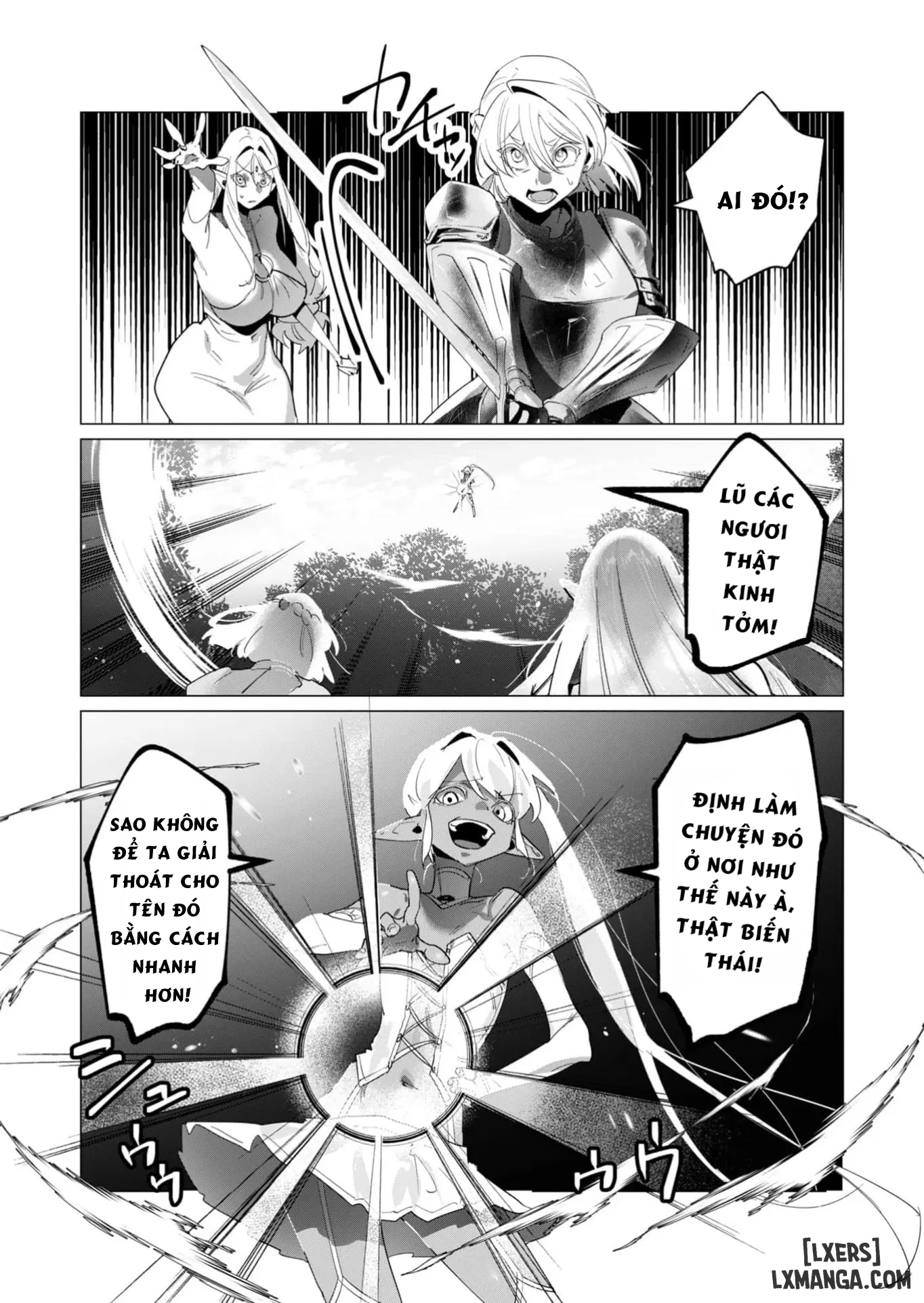 HentaiVN.net - Ảnh 19 - Vị Anh Hùng Muốn “Vợ Người Ta” Làm Phần Thưởng - Chap 18 : Dũng Sĩ và lời nguyền Dark Elf (Phần 5)