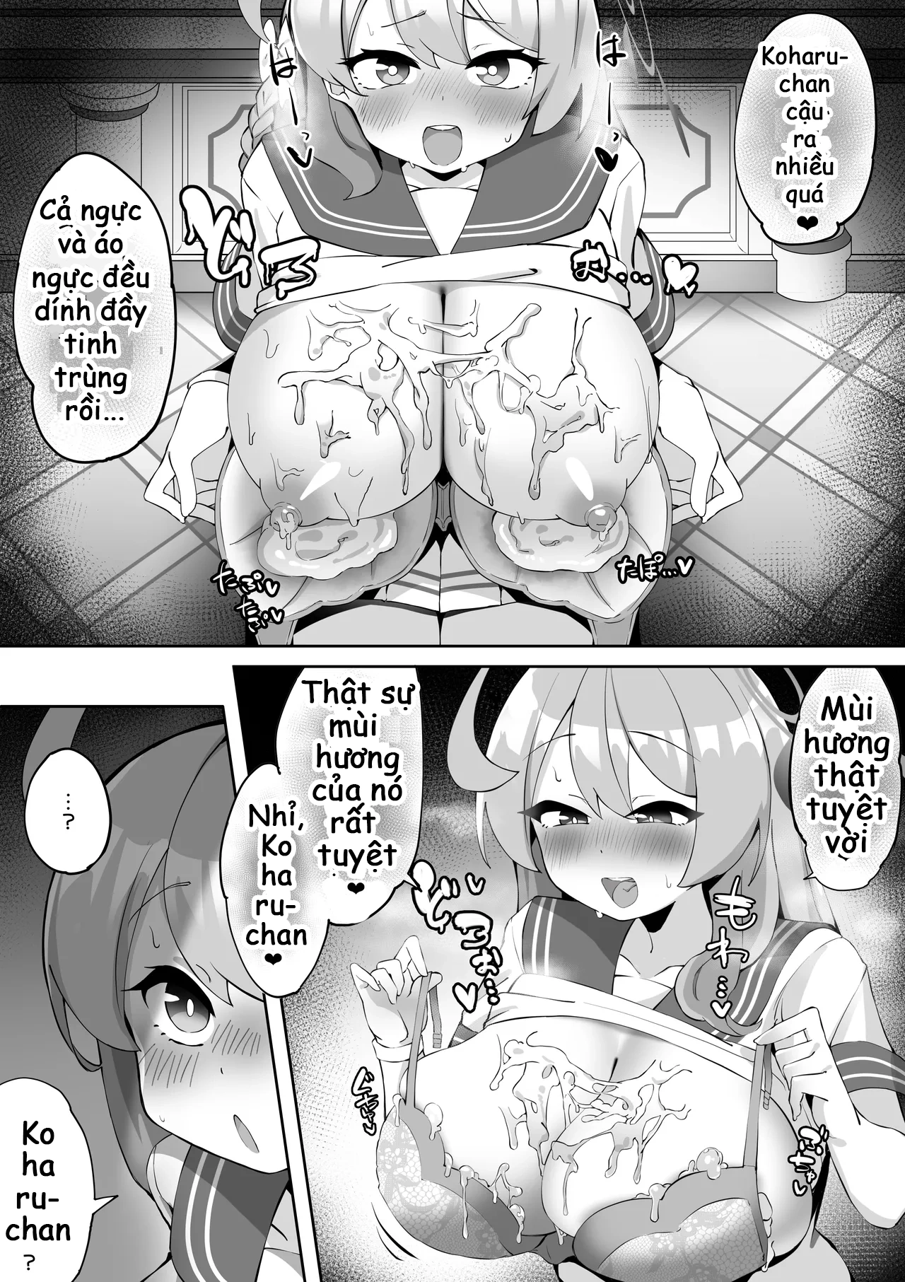 HentaiVN.net - Ảnh 20 - Futanari Koharu-chan vs Hanako-chan Manga - Chap 2