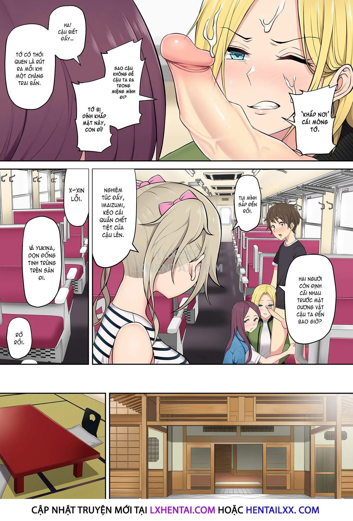 HentaiVN.net - Ảnh 19 - Imaizumi đưa cả bầy Gyaru về nhà mình - Chap 2