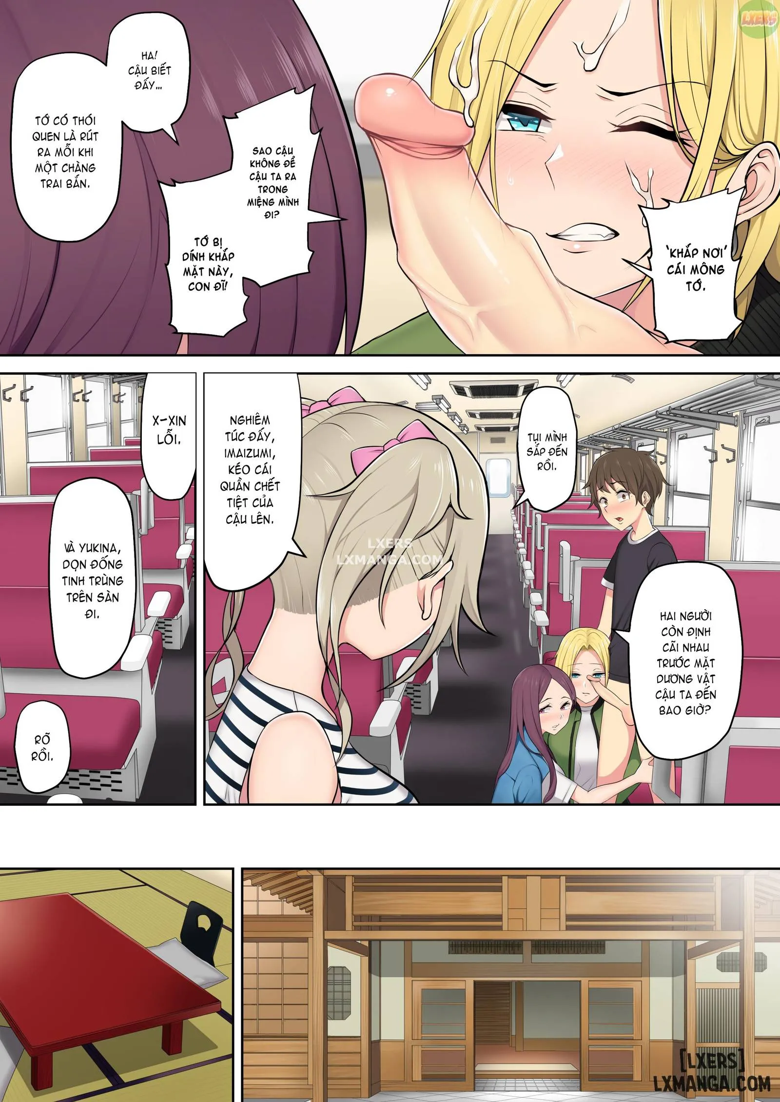 HentaiVN.net - Ảnh 19 - Imaizumi đưa cả bầy Gyaru về nhà mình - Chapter 2