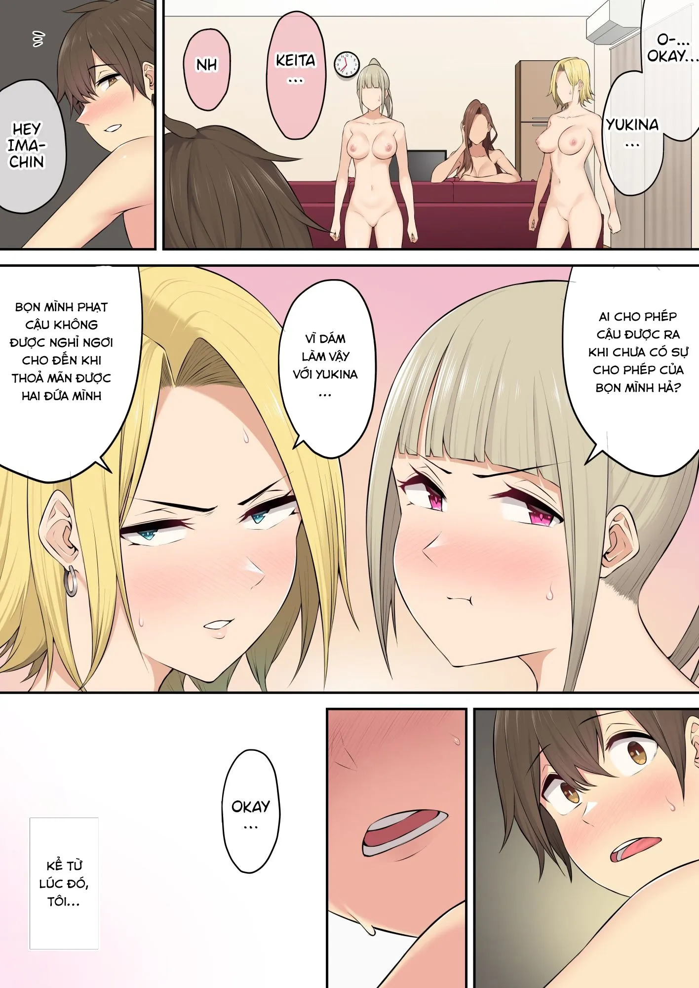 HentaiVN.net - Ảnh 19 - Imaizumi đưa cả bầy Gyaru về nhà mình - Chap 4.3