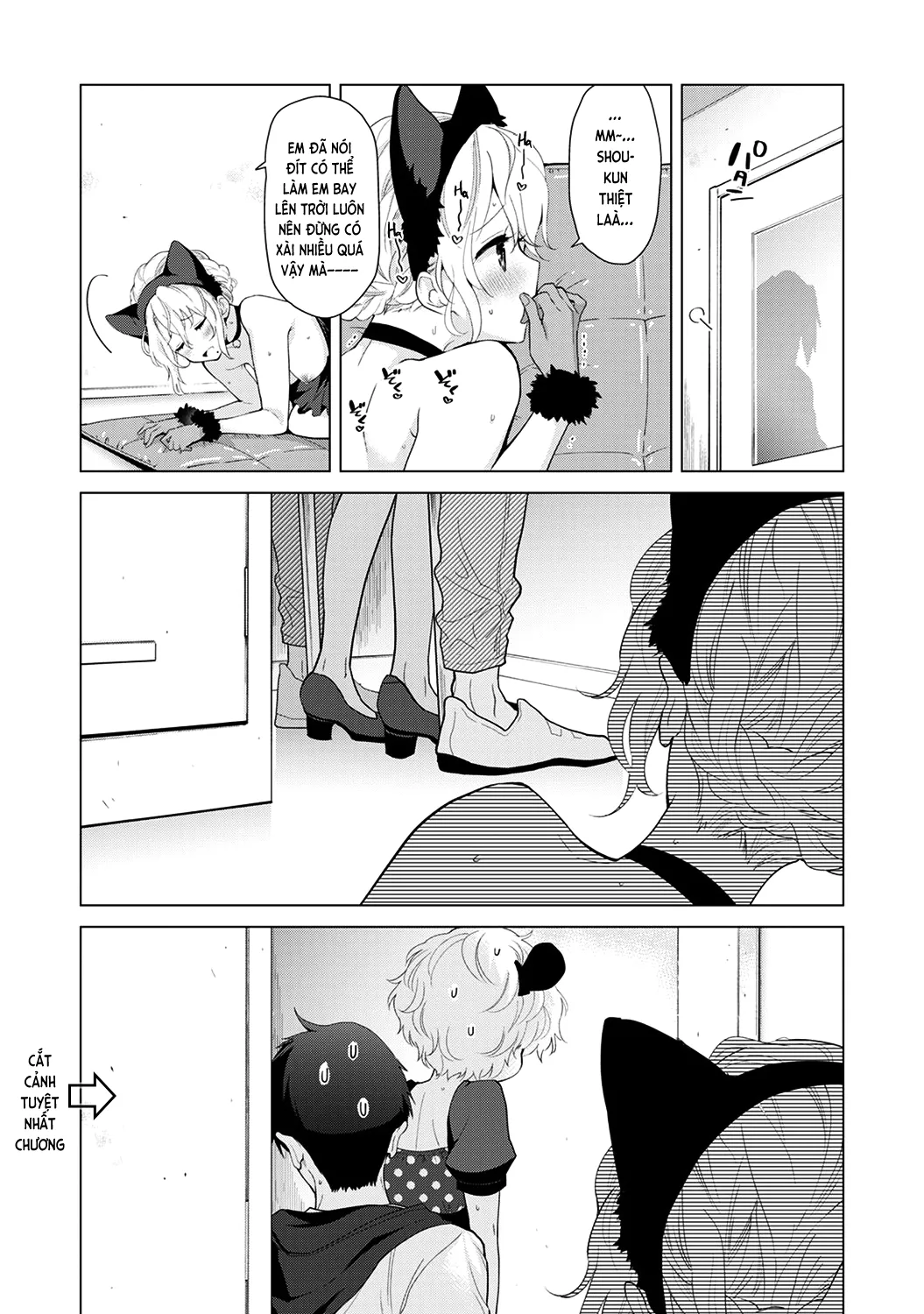 HentaiVN.net - Ảnh 19 - Cô bé mèo hoang [ノラネコ少女との暮らしかた; Noraneko Shoujo to no Kurashikata; Sống cùng cô bé mèo hoang] - 17. Khi mèo hoang chỉ là chuột thì ắc cần mèo mới...