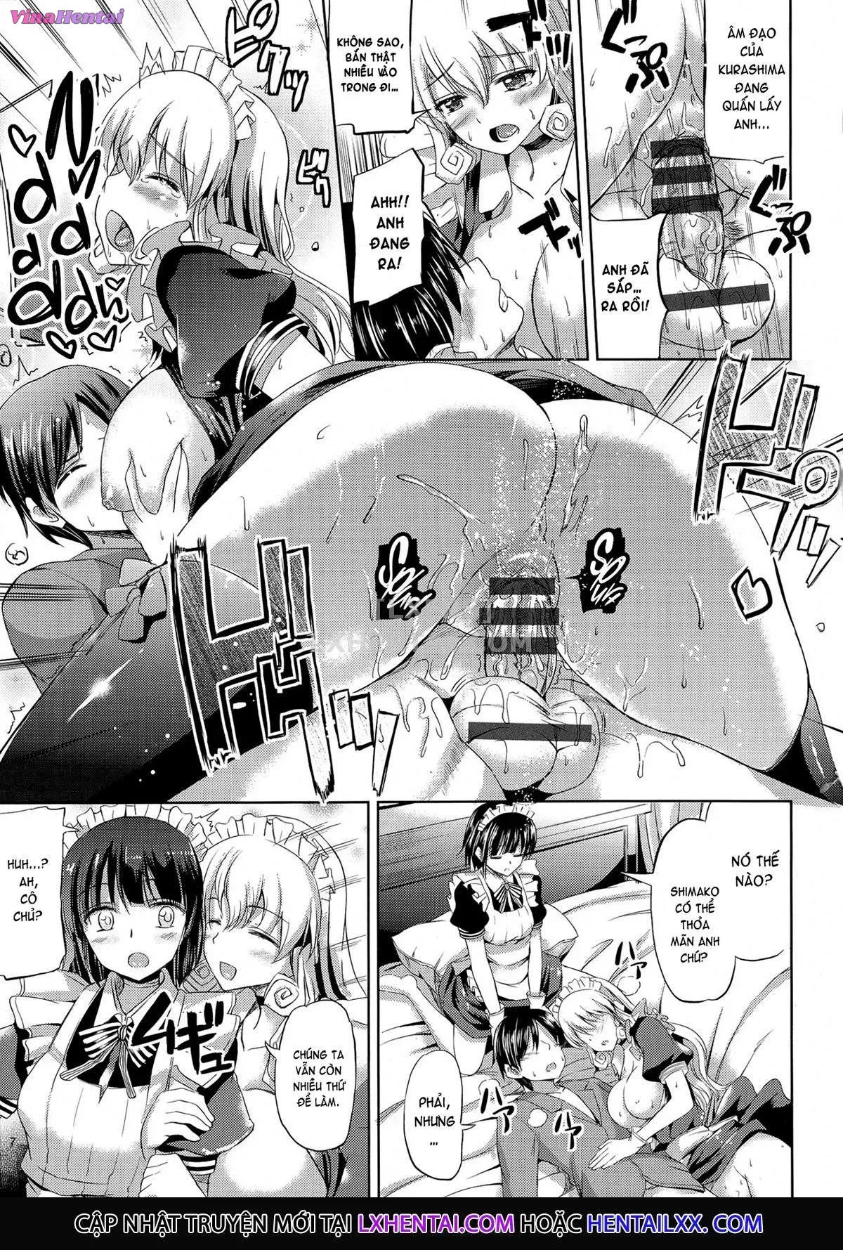 HentaiVN.net - Ảnh 19 - Ojousama No Maid Jijou - Chap 9