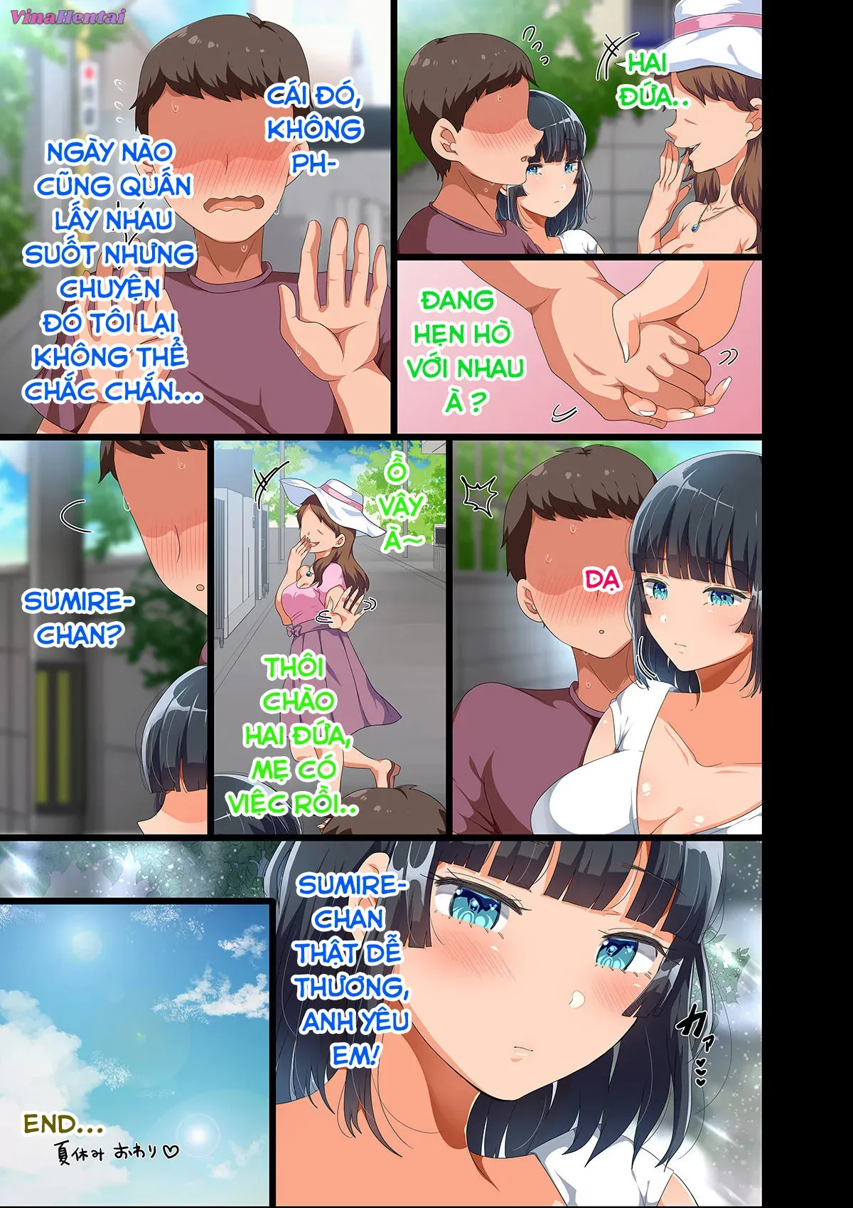 HentaiVN.net - Ảnh 19 - Kinjo Ni Hikkoshite Kita Muboubi Muteikou Kyonyuu Bishoujo Sumire-Chan Ni Yaritai Houdai Na Natsu - Chap 5