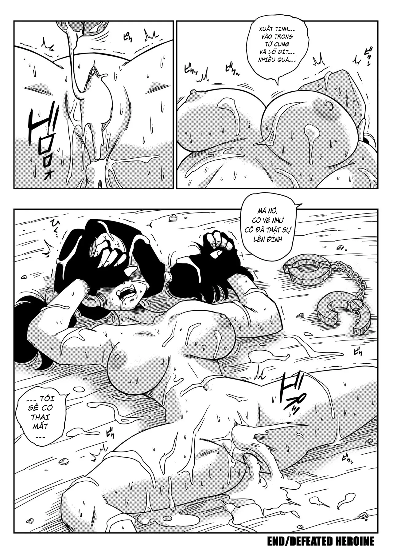 HentaiVN.net - Ảnh 19 - Hiếp dâm nữ anh hùng [Rape the heroine; Defeated heroine] - Oneshot