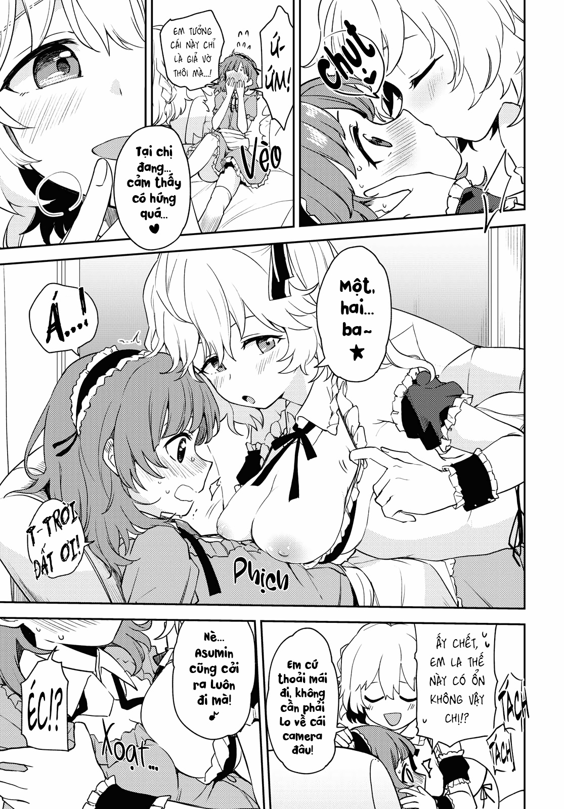 HentaiVN.net - Ảnh 19 - Asumi-chan có hứng thú với Nhà thổ Bách hợp! - Đêm 3