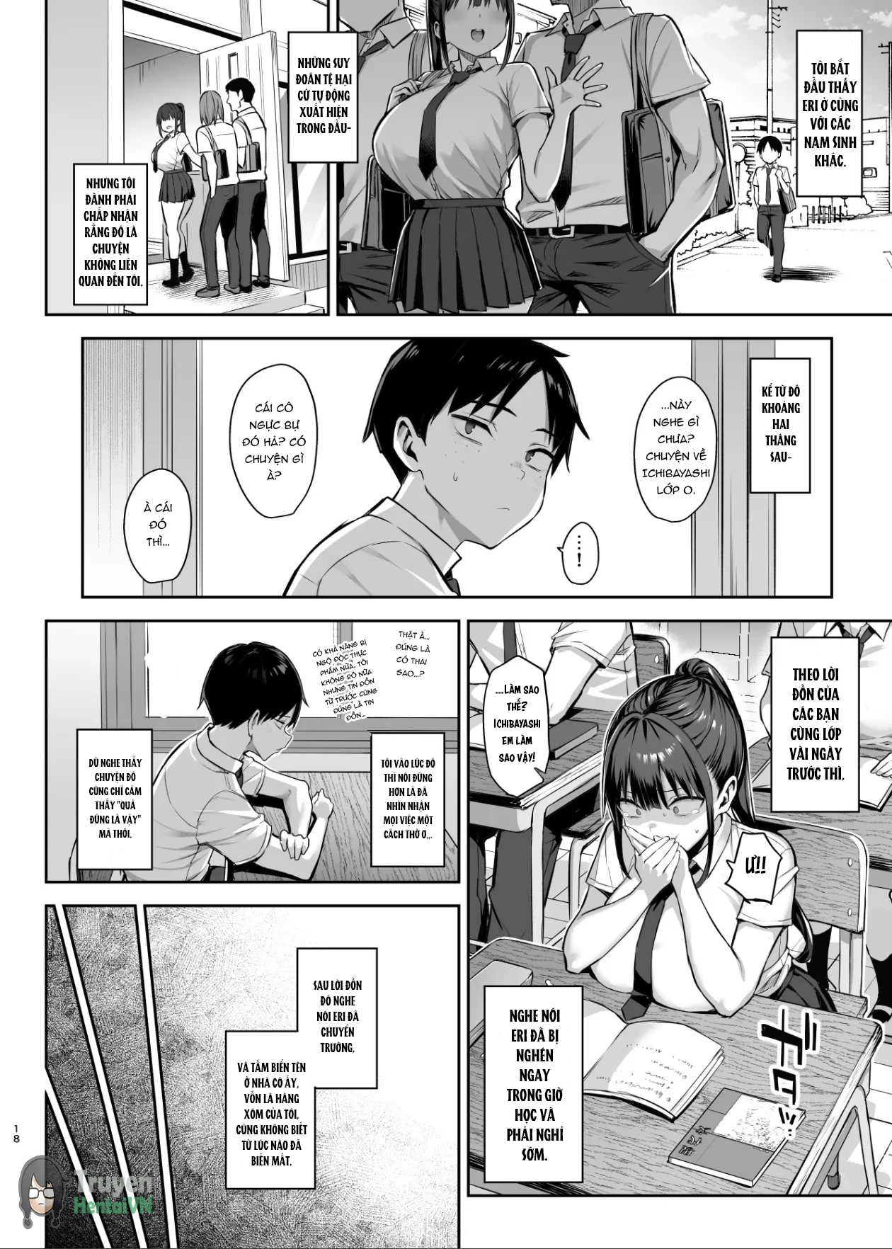 HentaiVN.net - Ảnh 20 - Zutto Suki datta Kyonyuu Osananajimi ga Furyou-tachi ni Moteasobareta Nanukakan Sonogo - Oneshot