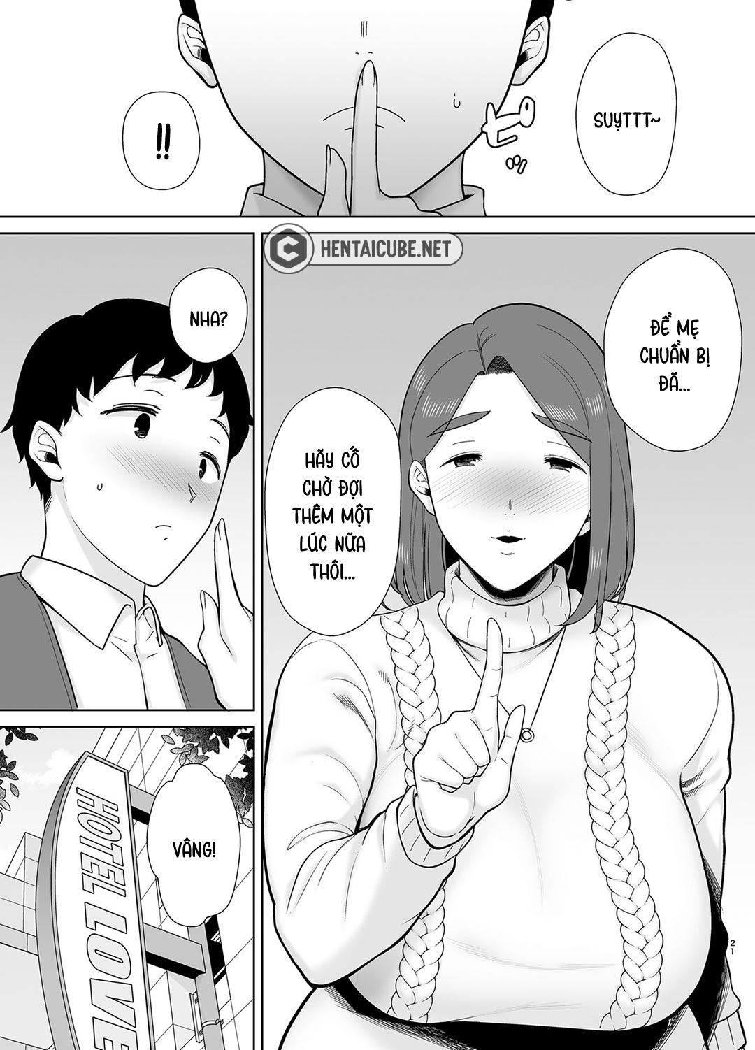 HentaiVN.net - Ảnh 20 - Mẹ chính là người tôi yêu! - Chap 8a