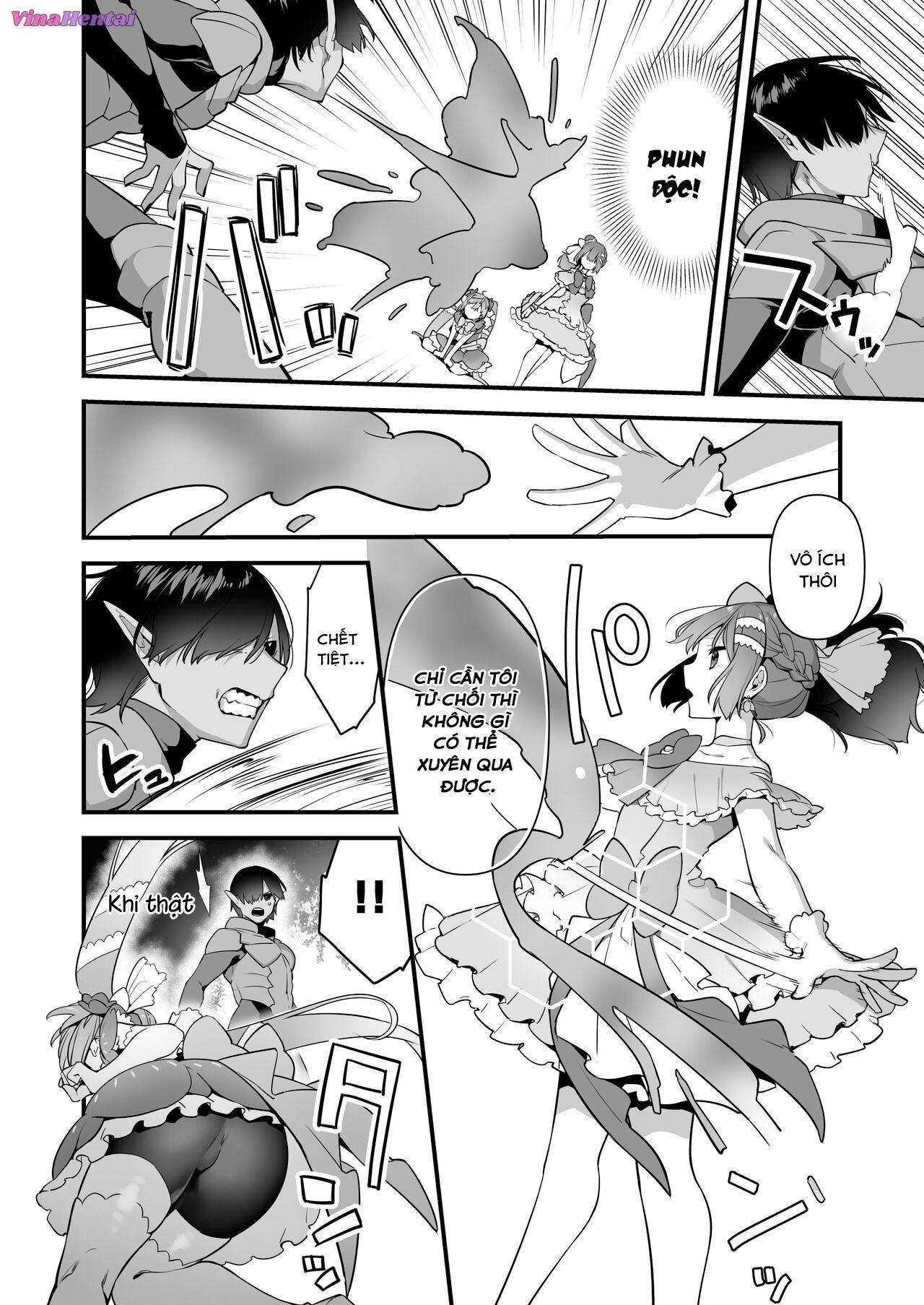 HentaiVN.net - Ảnh 20 - Aku no Tesaki ni Natta node. ~Mahou Shoujo o Ryoujoku Shimasu~ 2 - Chap 1