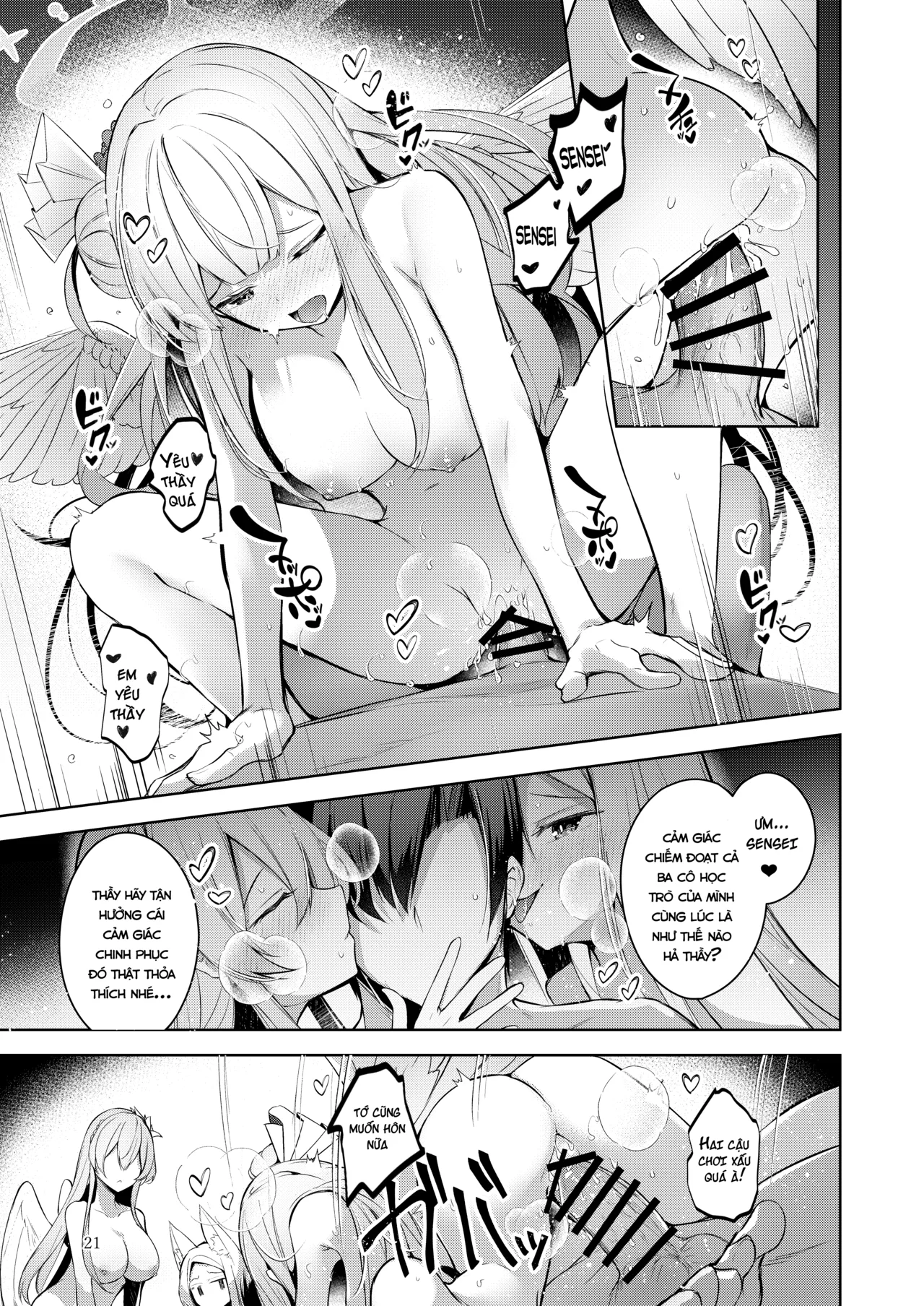 HentaiVN.net - Ảnh 20 - Nhưng em mới là người được Sensei yêu thương nhất cơ mà????? - Oneshot