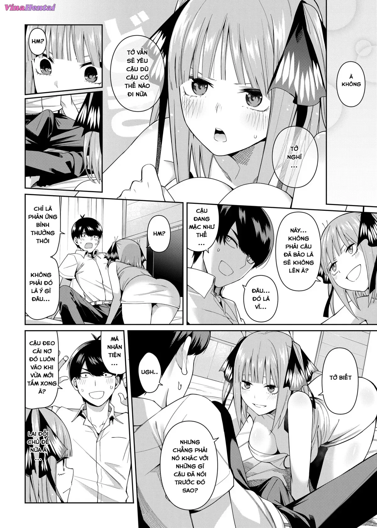HentaiVN.net - Ảnh 19 - Nibun no Yuudou (Gotoubun no Hanayome) [Half Seduction] - Oneshot