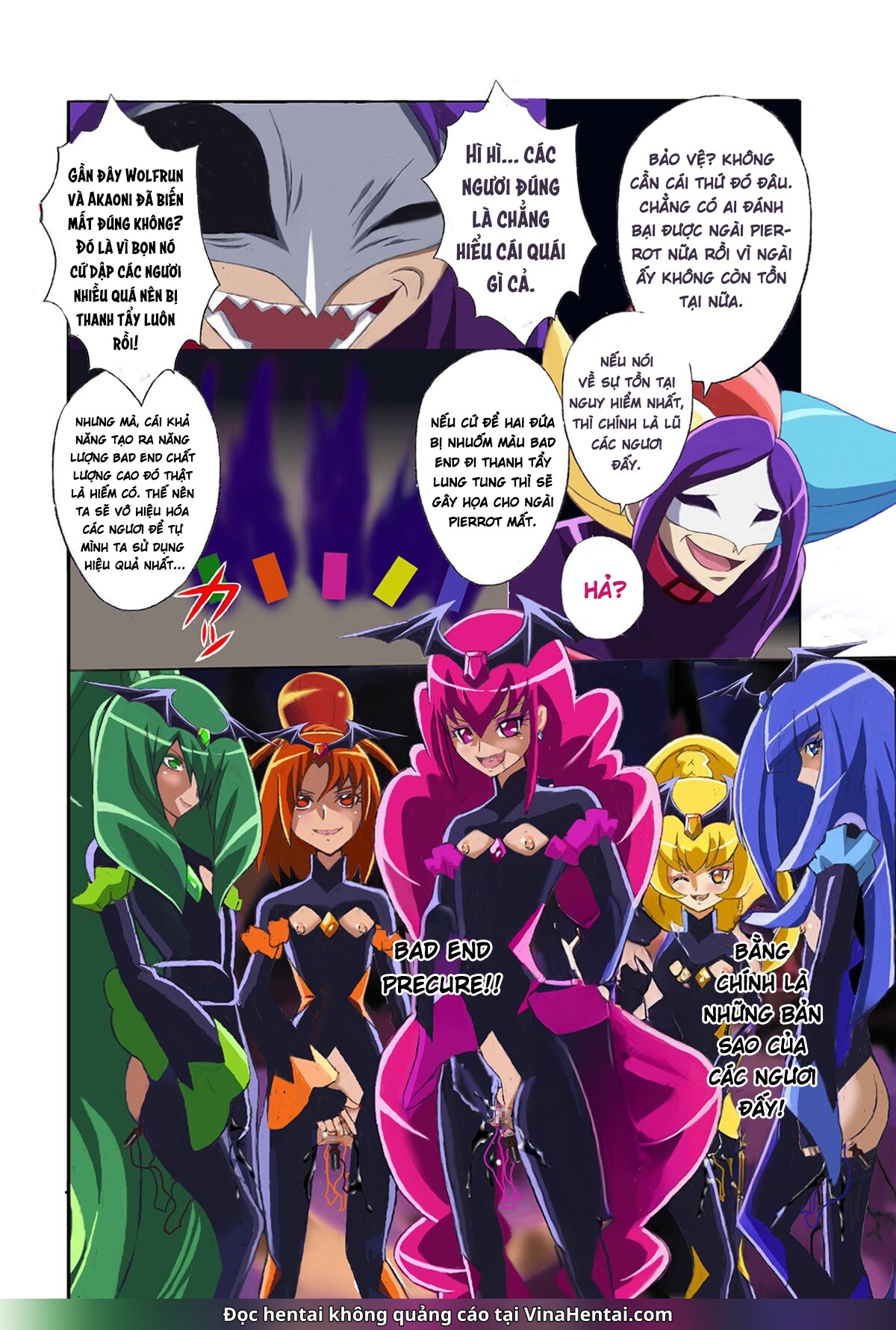 HentaiVN.net - Ảnh 19 - [Ero Tantei Jimusho] Evil Smile PreC*re! Bad End Full Color - Chap 2