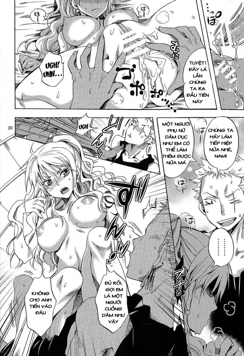 HentaiVN.net - Ảnh 19 - [Yu-ri (Kurione-Sha)] Kankitsukei Kanojo | Citrus-Style Girlfriend (One Piece) - Oneshot