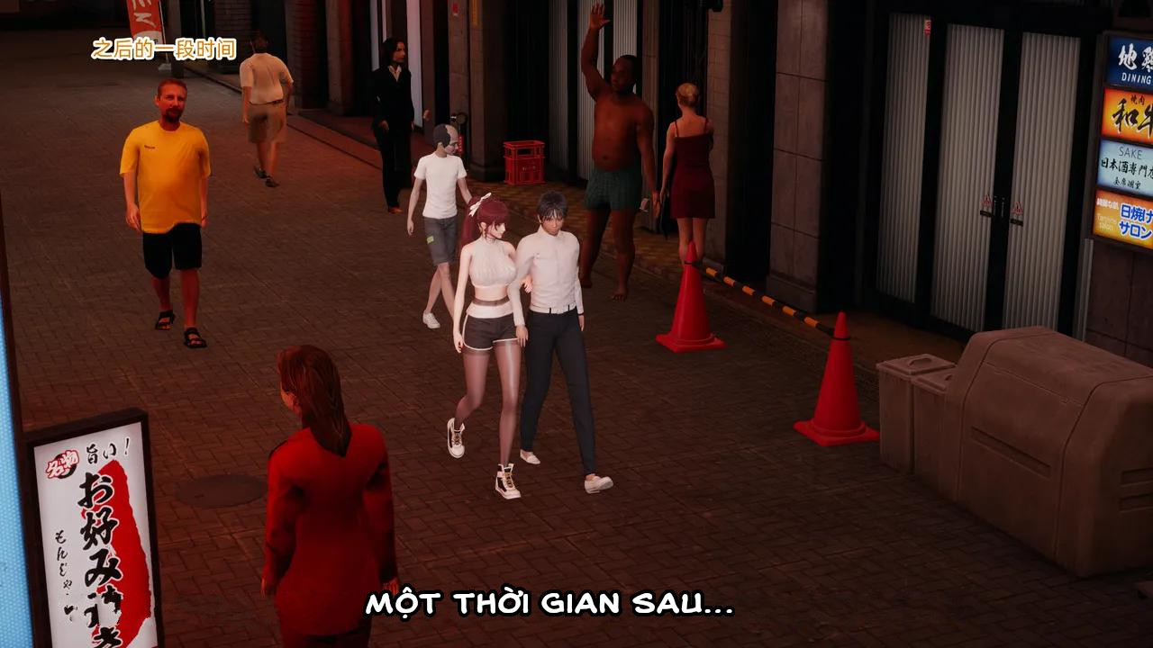 HentaiVN.net - Ảnh 40 - Cô bạn gái Tiểu Vy bị ngốc của tôi. - Chapter 10.4: Vụng trộm ngay bên cạnh bạn trai (p3)