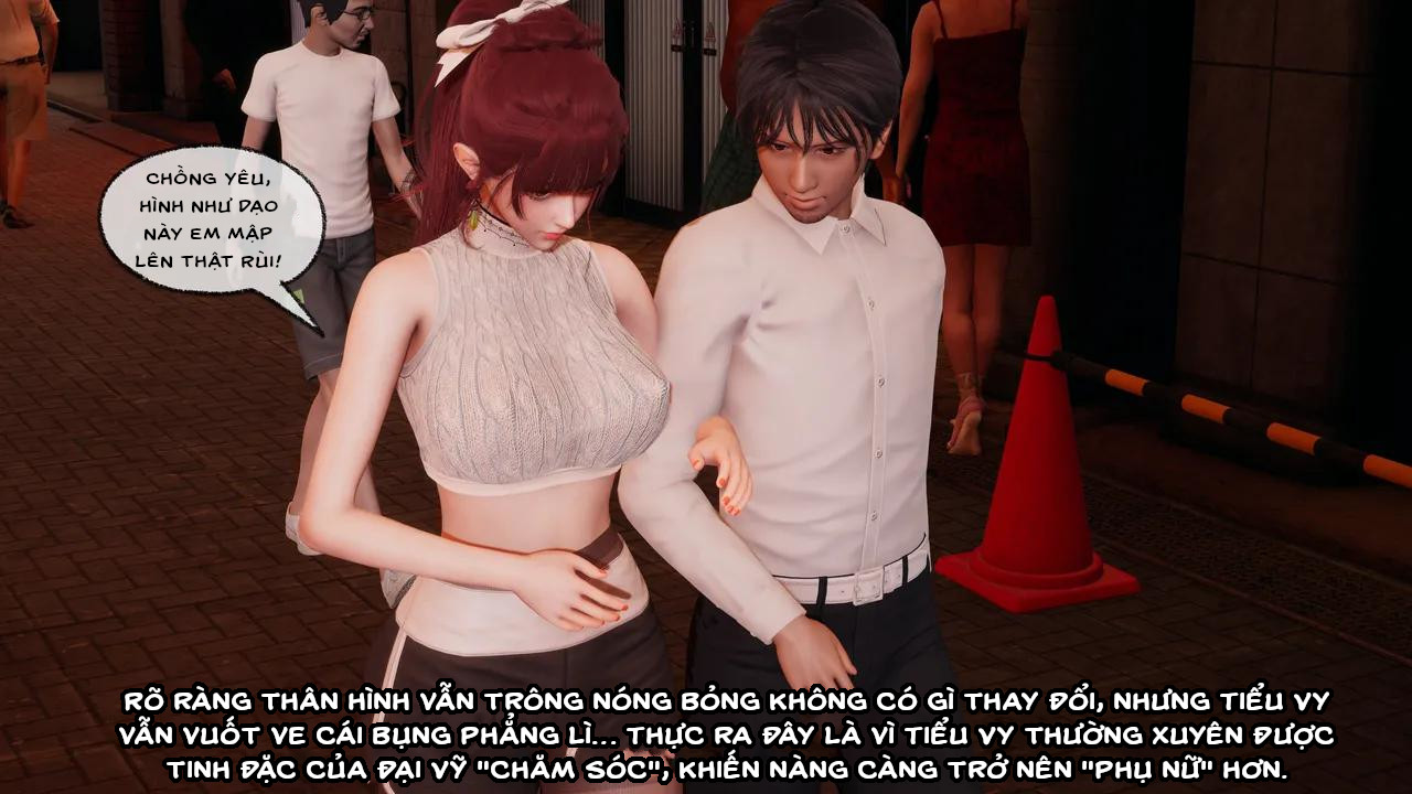 HentaiVN.net - Ảnh 41 - Cô bạn gái Tiểu Vy bị ngốc của tôi. - Chapter 10.4: Vụng trộm ngay bên cạnh bạn trai (p3)