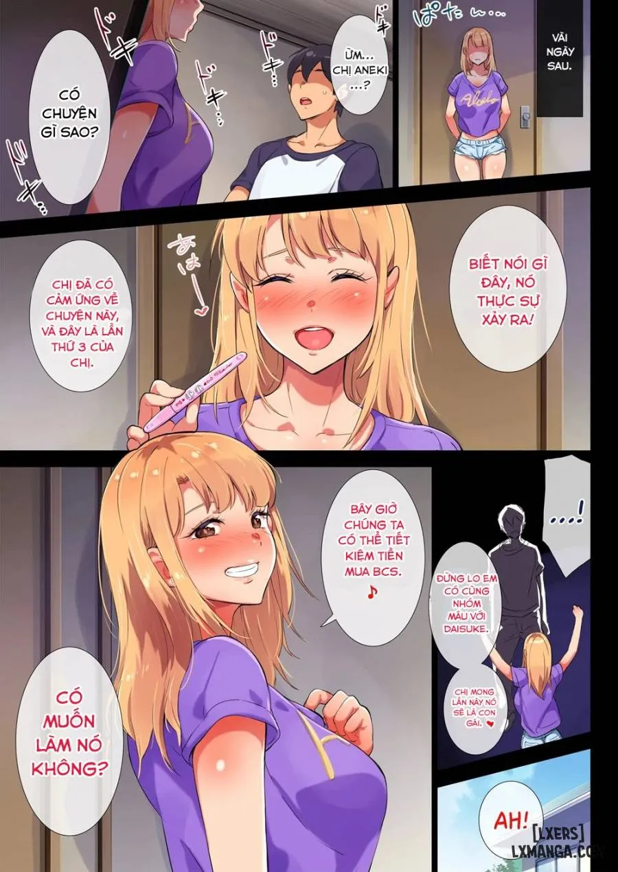 HentaiVN.net - Ảnh 18 - Tình Chị Em Cảm Động~ [Ane wa Yanmama Junyuuchuu in Jikka; My Former-Delinquent Sister is Breastfeeding at Home] - Oneshot