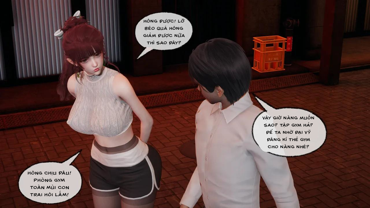 HentaiVN.net - Ảnh 44 - Cô bạn gái Tiểu Vy bị ngốc của tôi. - Chapter 10.4: Vụng trộm ngay bên cạnh bạn trai (p3)