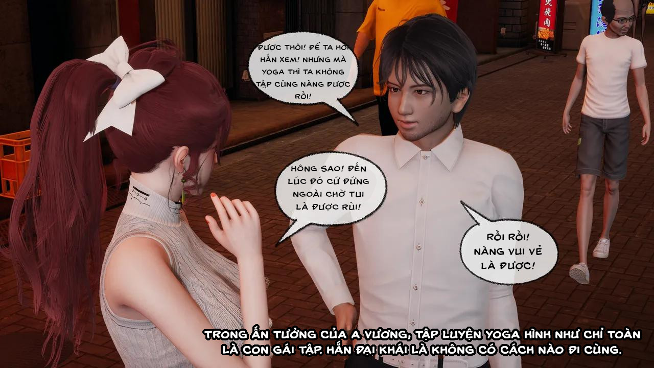 HentaiVN.net - Ảnh 46 - Cô bạn gái Tiểu Vy bị ngốc của tôi. - Chapter 10.4: Vụng trộm ngay bên cạnh bạn trai (p3)