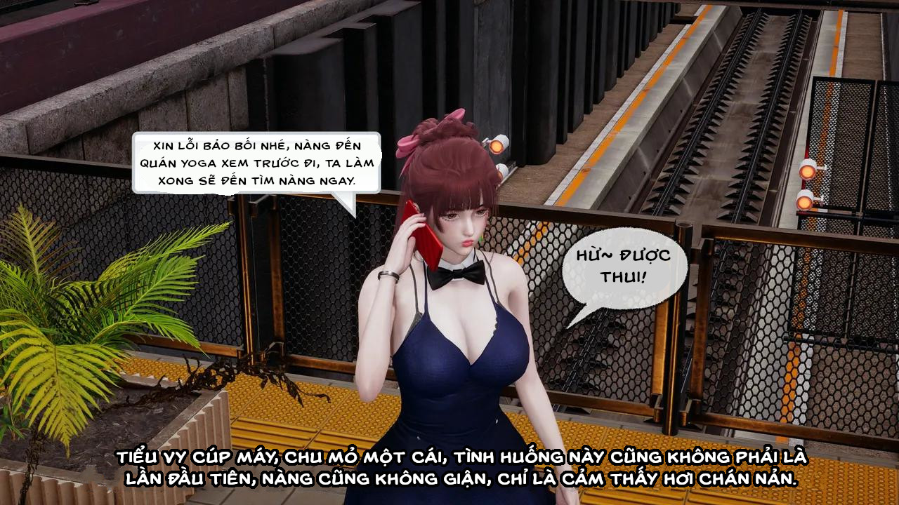 HentaiVN.net - Ảnh 3 - Cô bạn gái Tiểu Vy bị ngốc của tôi. - Chapter 10.5: Yoga cùng học trưởng!