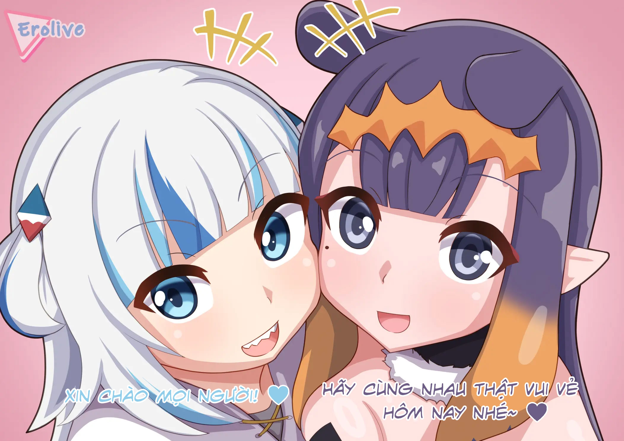 HentaiVN.net - Ảnh 3 - Livestream Của Gura và Ina - Oneshot
