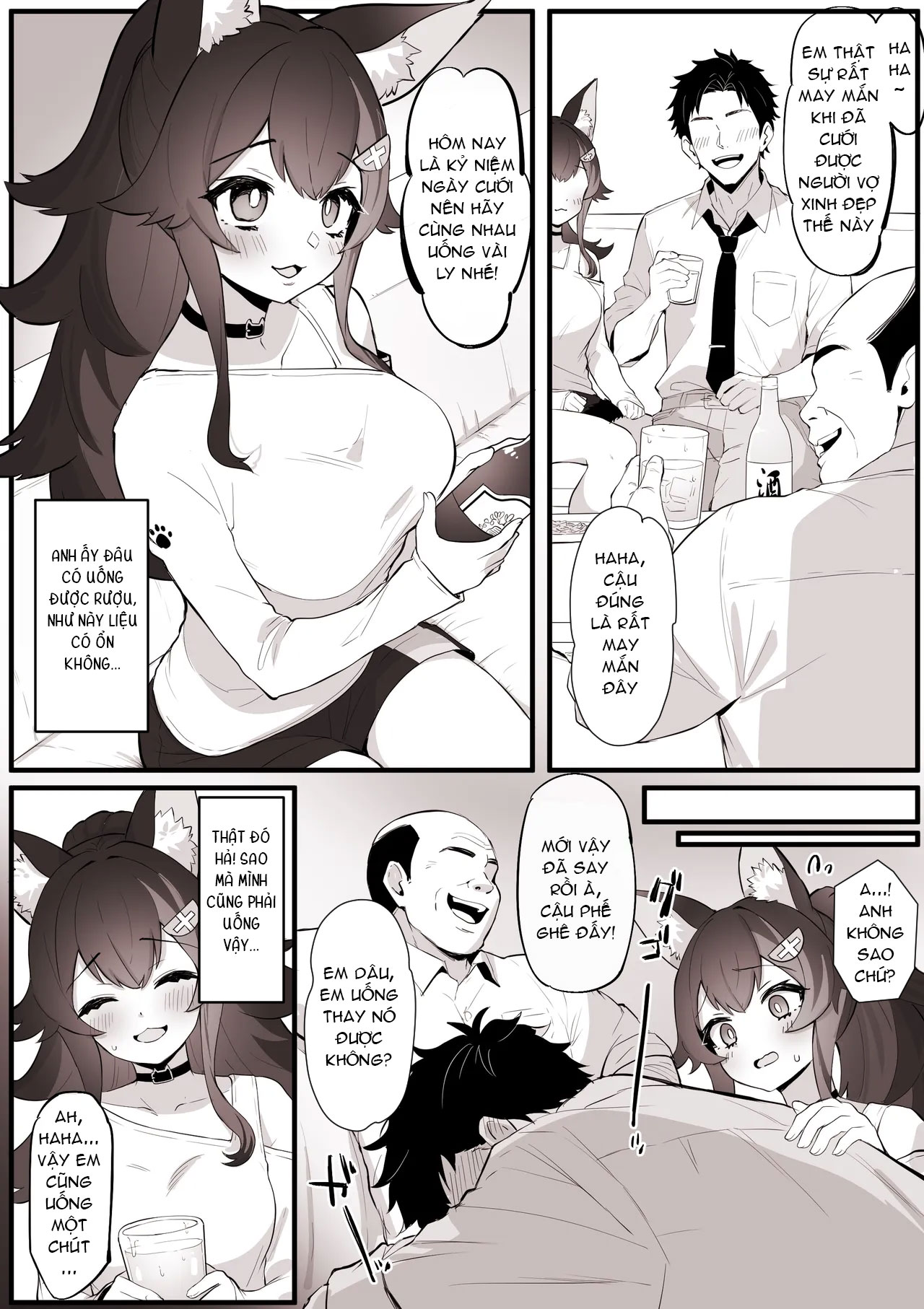 HentaiVN.net - Ảnh 3 - Yoitsuburete, Danna no Joushi ni Takuran Sareru Niizuma Mio-sha - Oneshot