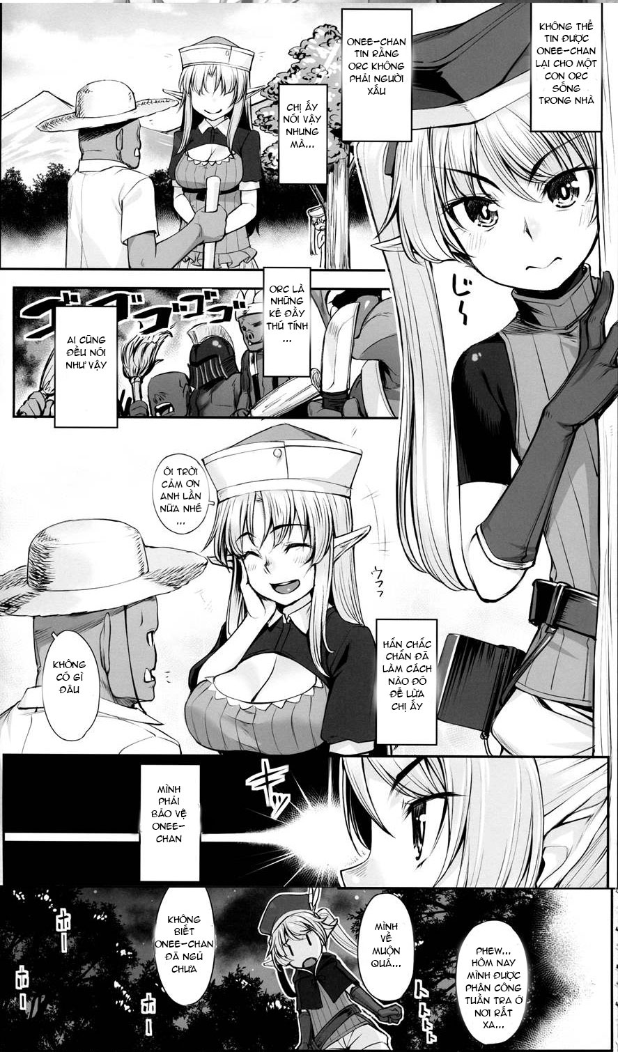 HentaiVN.net - Ảnh 5 - Orc Và Chị Em Nhà Elf - Oneshot
