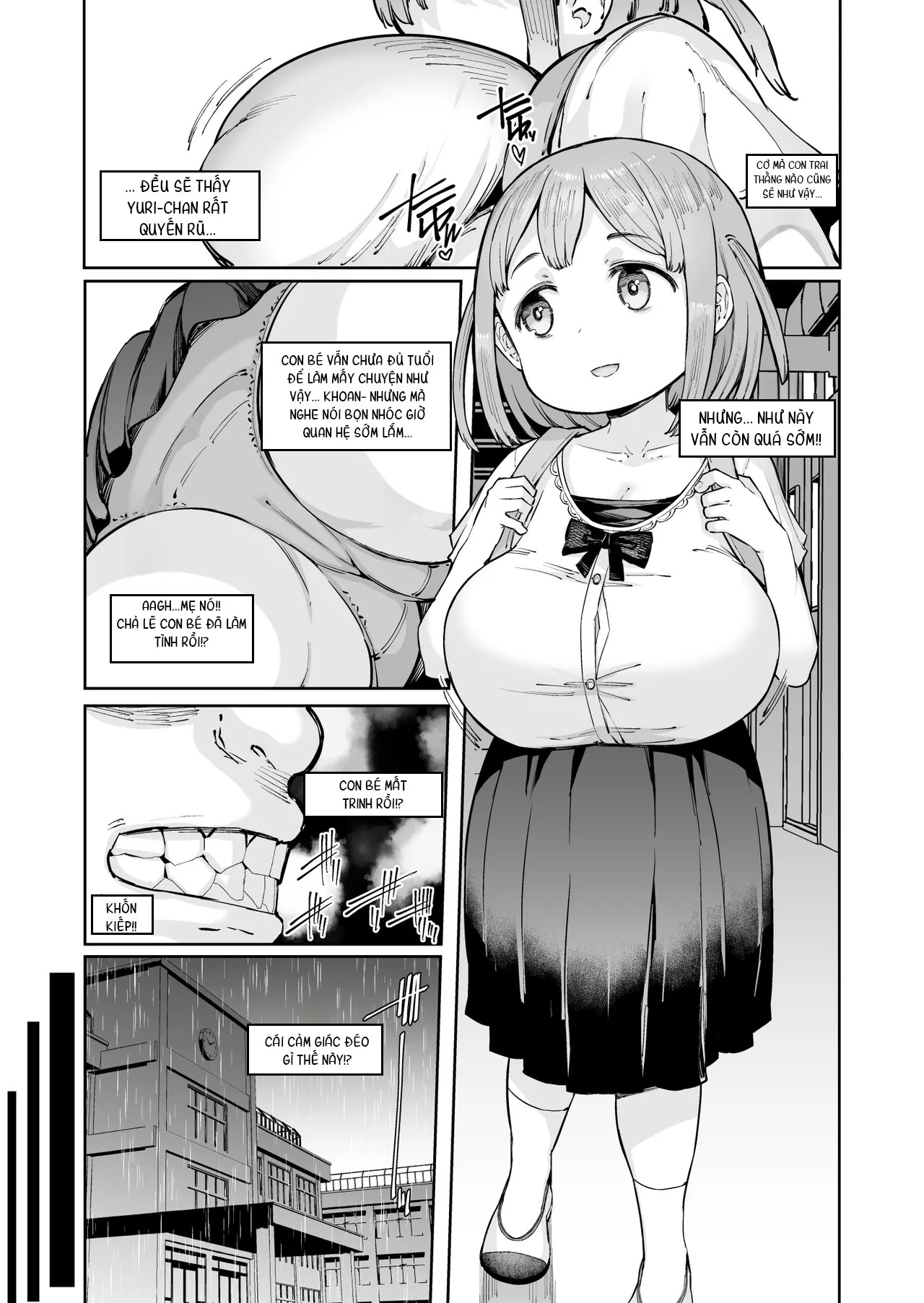 HentaiVN.net - Ảnh 6 - Yuri-chan Và Ngài Hiệu Trưởng - Oneshot