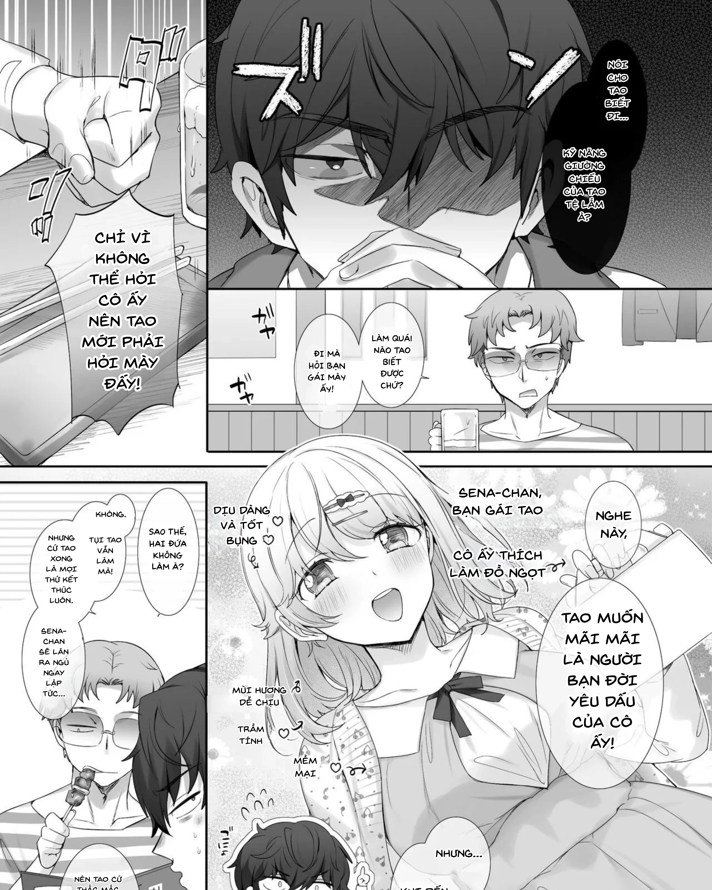 HentaiVN.net - Ảnh 4 - Những chỗ khiến cô ấy cảm thấy sung sướng - oneshot