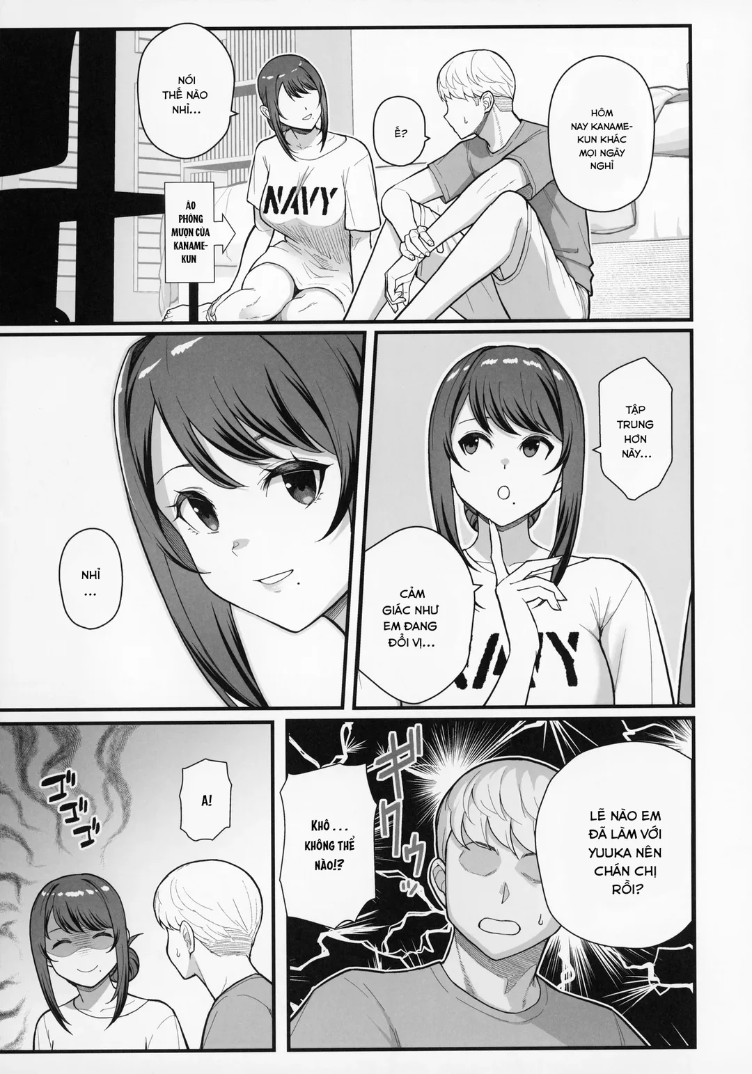HentaiVN.net - Ảnh 16 - Hai mẹ con tranh cùng một gã - Chap 1