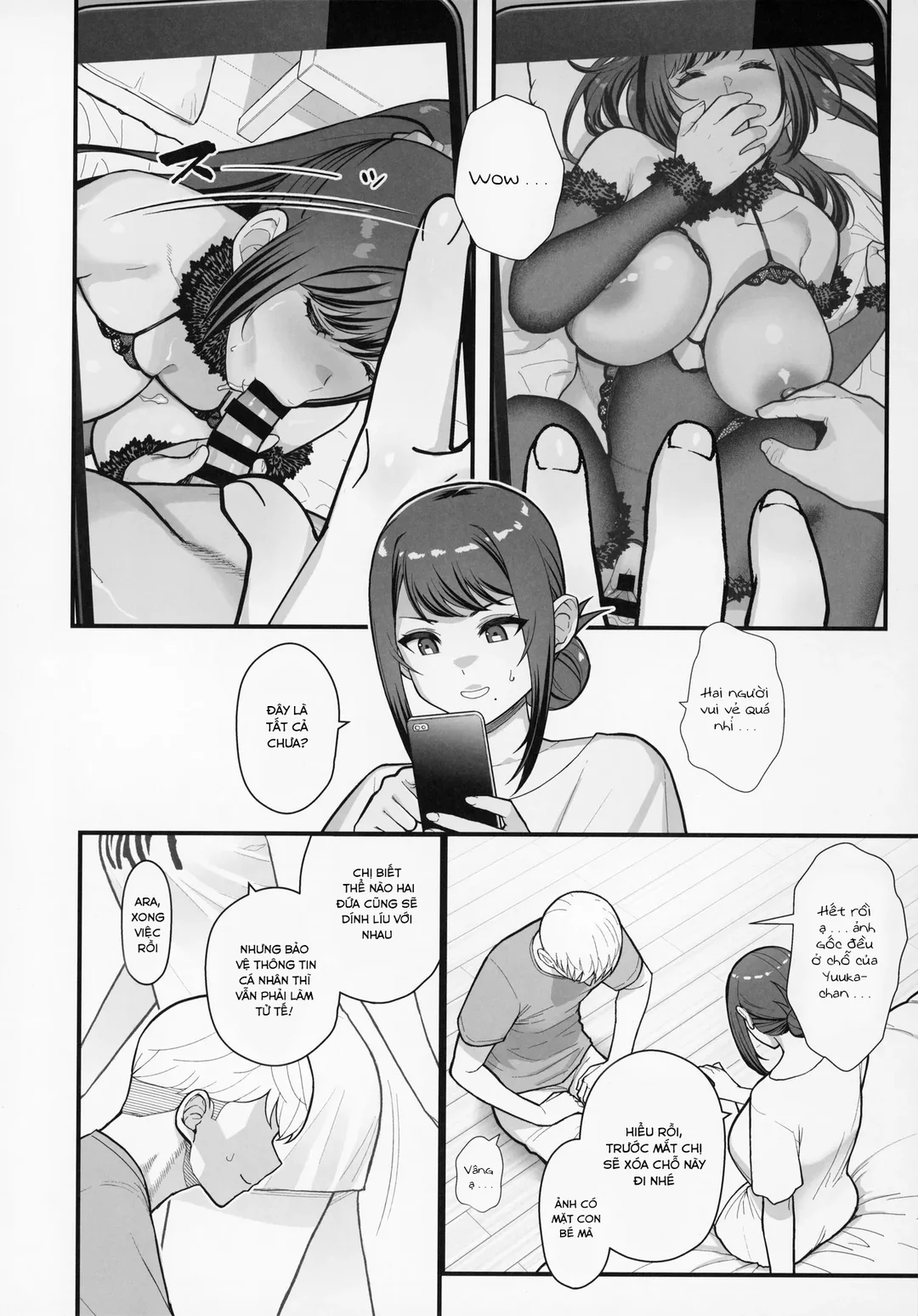 HentaiVN.net - Ảnh 17 - Hai mẹ con tranh cùng một gã - Chap 1