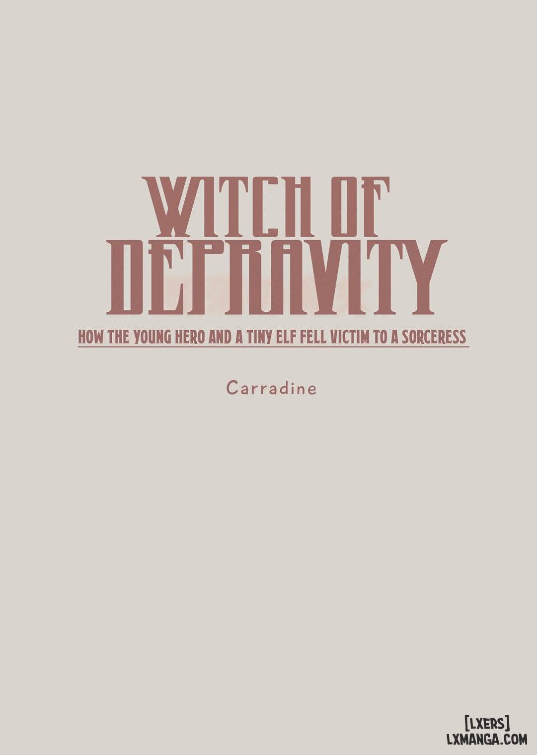 HentaiVN.net - Ảnh 3 - Witch of Depravity: How the Young Hero and a Tiny Elf Fell Victim to a Sorceress - Chap 1