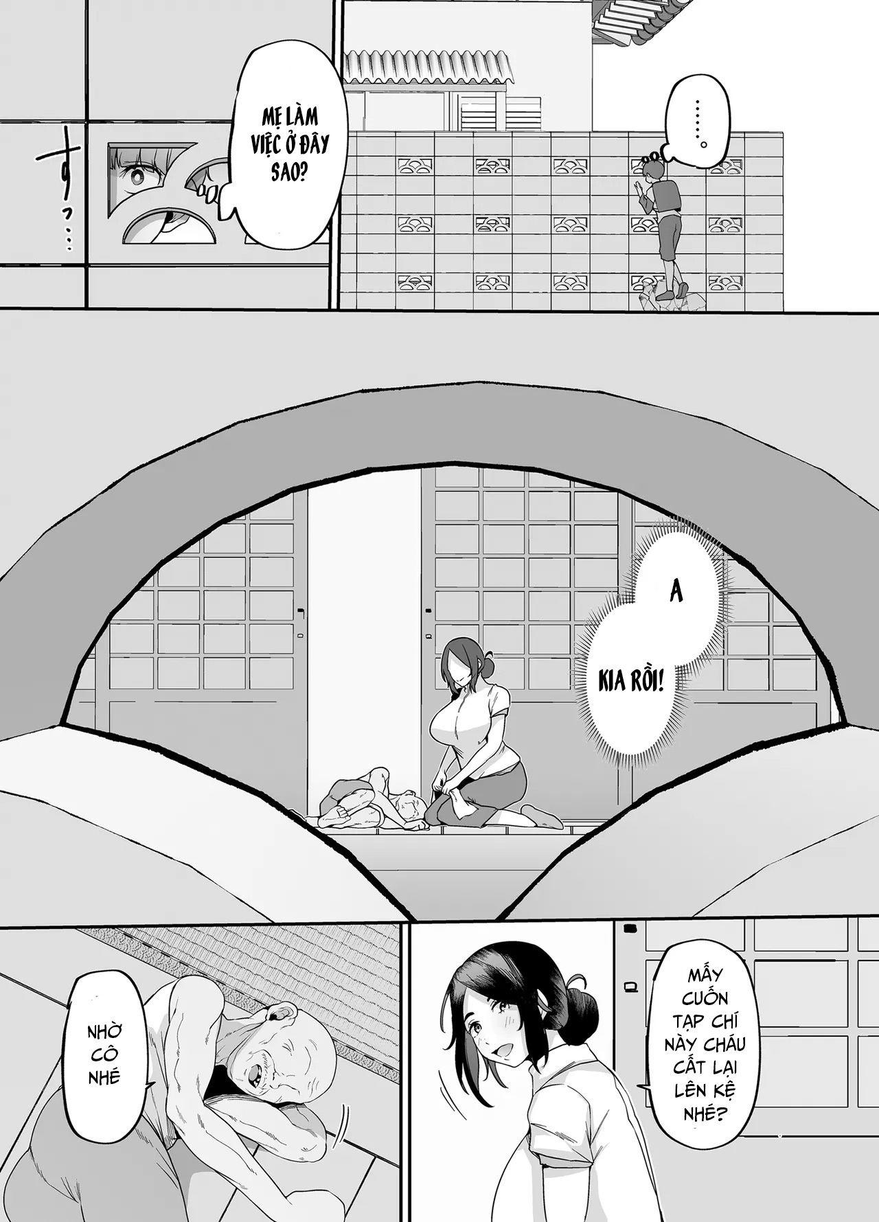 HentaiVN.net - Ảnh 6 - 母さんはホームヘルパー〜部屋の片付けから性欲処理まで - Chap 1