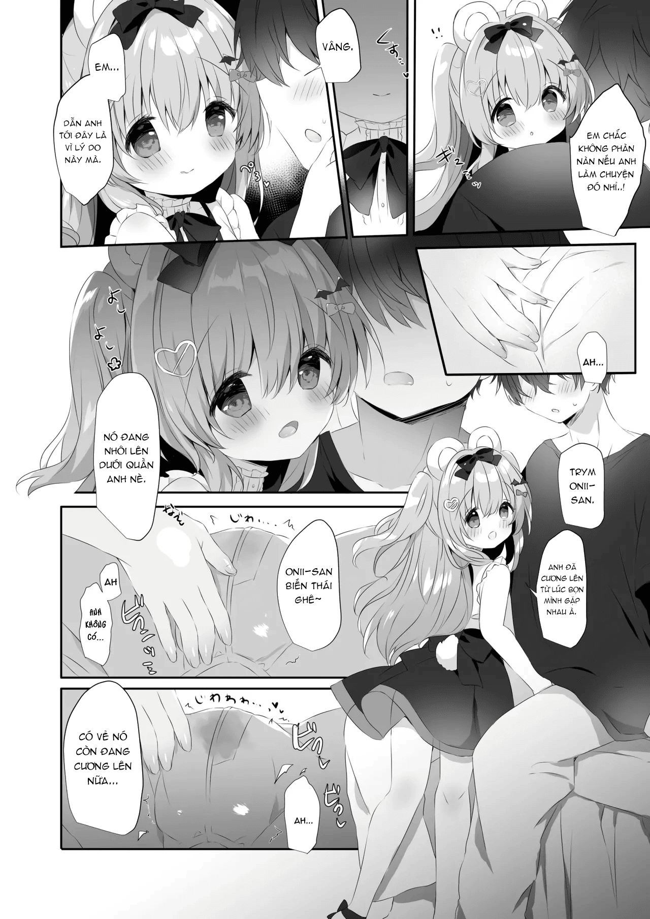HentaiVN.net - Ảnh 5 - Không thể chống lại bé loli ác nhủy!!! - Chap 1