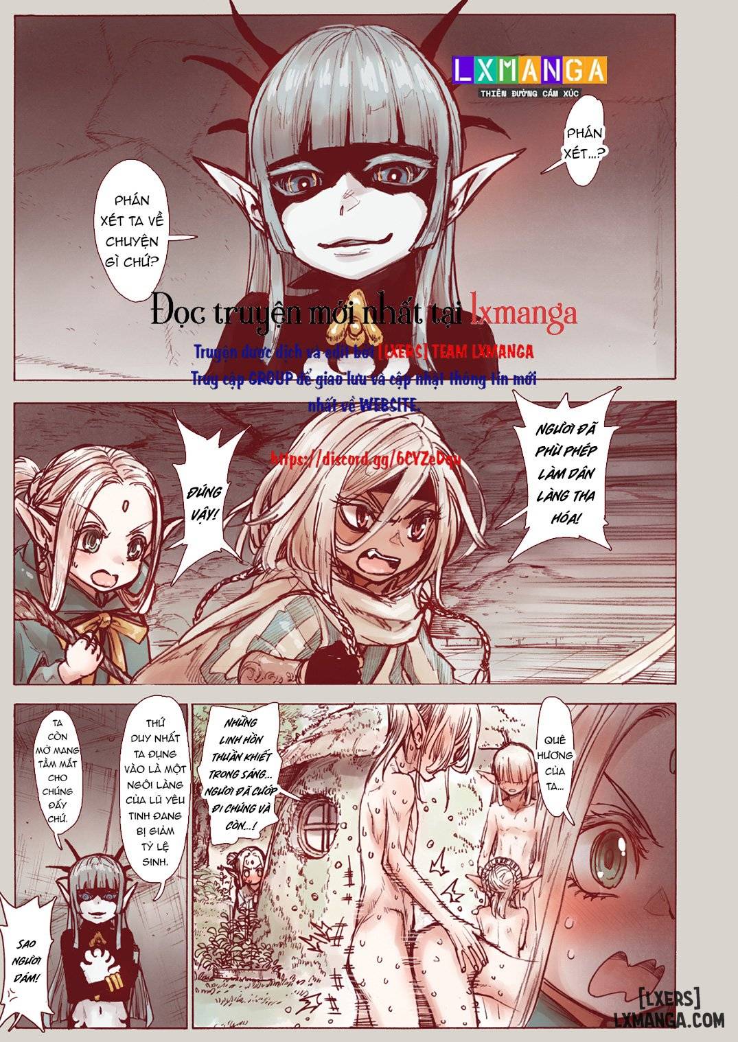 HentaiVN.net - Ảnh 6 - Witch of Depravity: How the Young Hero and a Tiny Elf Fell Victim to a Sorceress - Chap 1