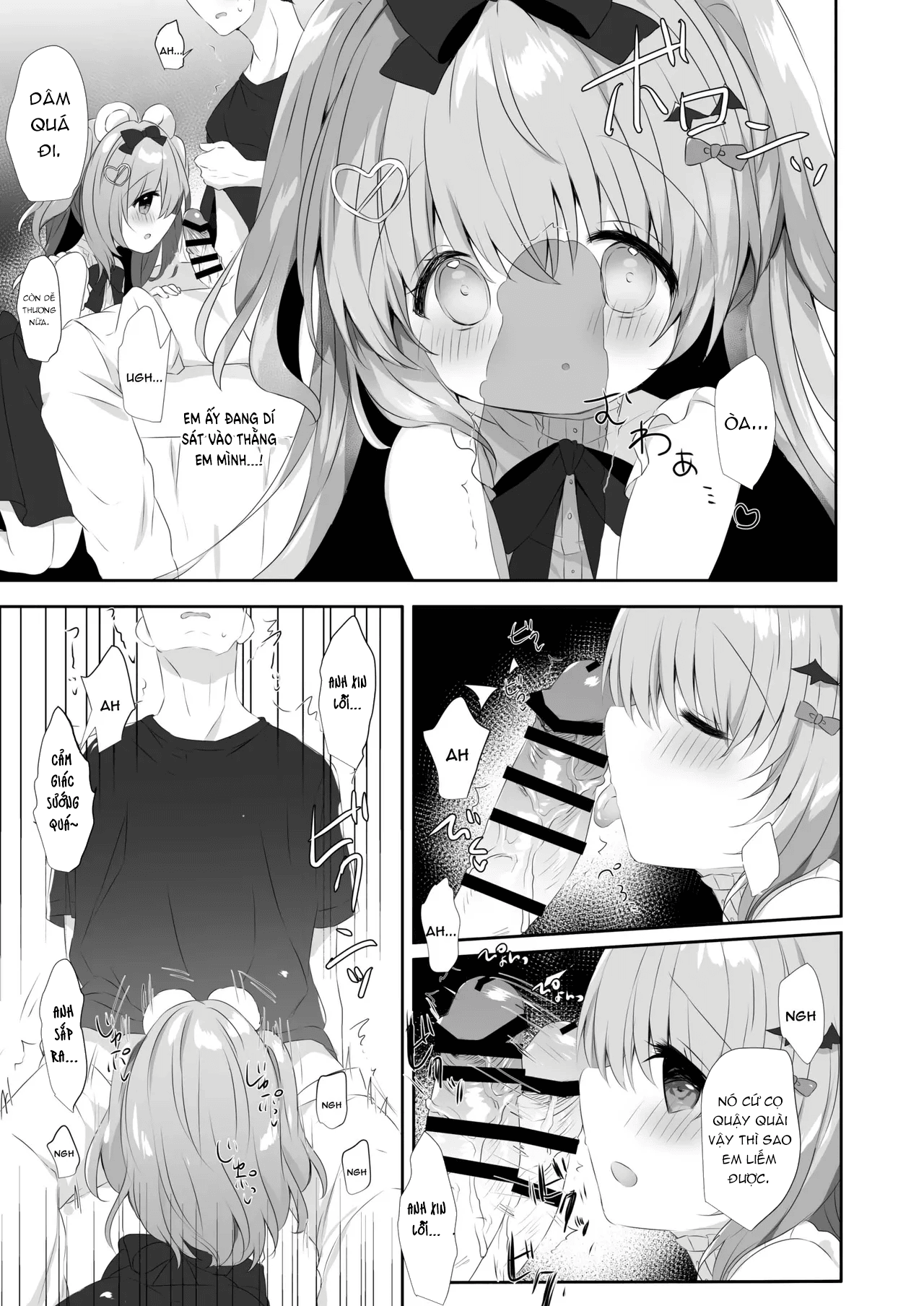 HentaiVN.net - Ảnh 6 - Không thể chống lại bé loli ác nhủy!!! - Chap 1