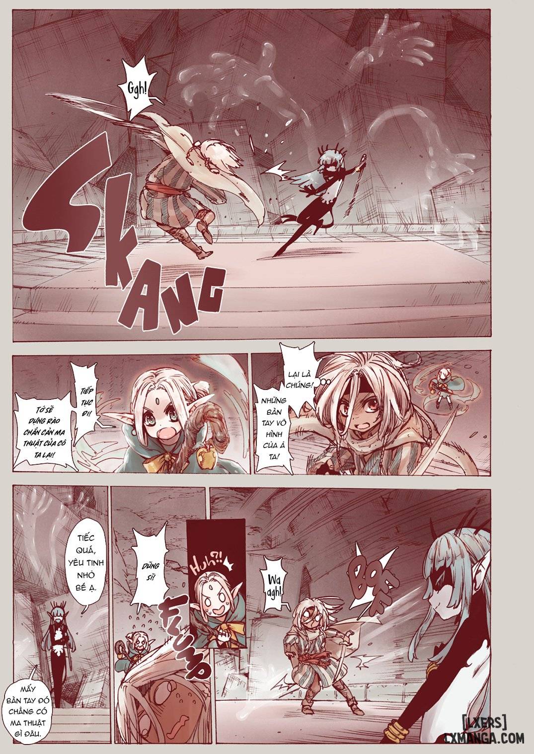 HentaiVN.net - Ảnh 8 - Witch of Depravity: How the Young Hero and a Tiny Elf Fell Victim to a Sorceress - Chap 1