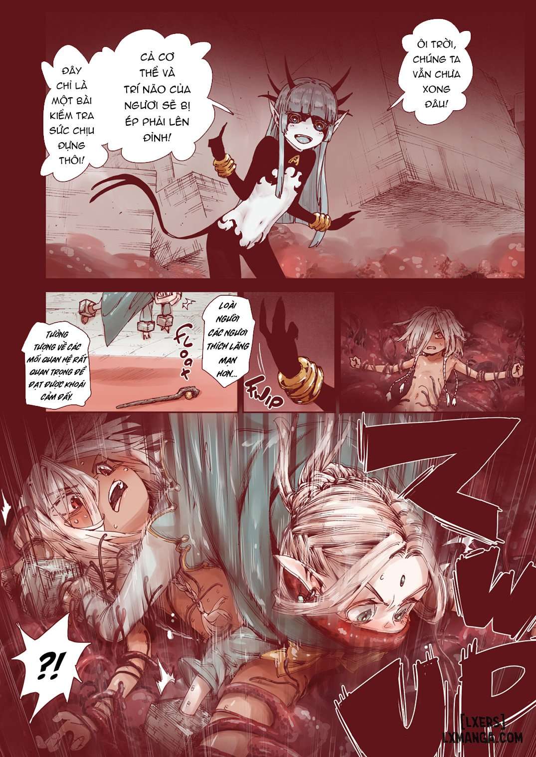 HentaiVN.net - Ảnh 23 - Witch of Depravity: How the Young Hero and a Tiny Elf Fell Victim to a Sorceress - Chap 1