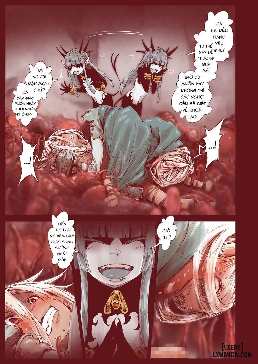 HentaiVN.net - Ảnh 24 - Witch of Depravity: How the Young Hero and a Tiny Elf Fell Victim to a Sorceress - Chap 1
