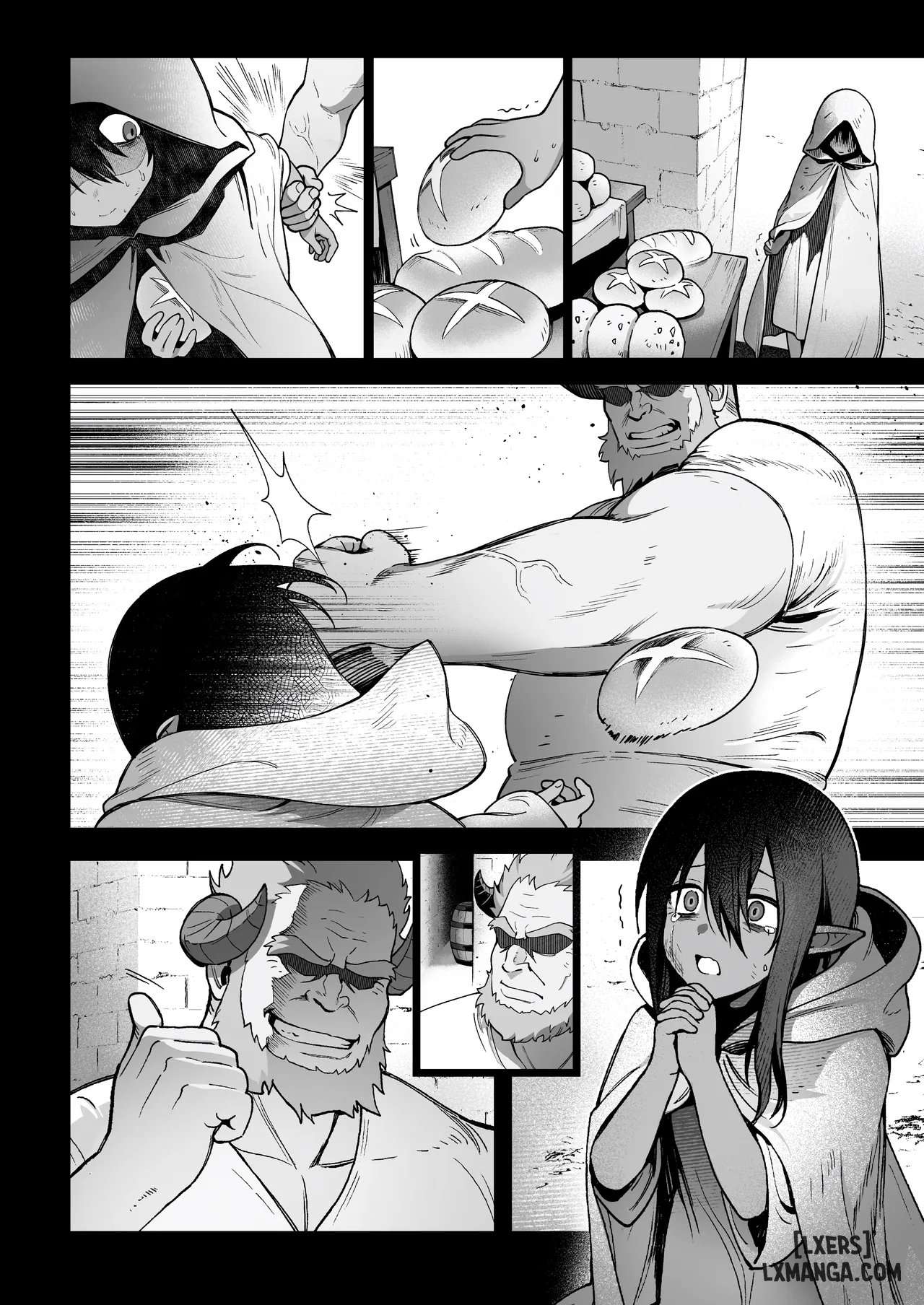 HentaiVN.net - Ảnh 7 - Yosei Shoukan 3-goushitsu Lacy ~Kasshoku Hada Elf o Shimei Shita Dotei Orc~ 1 - chap 2 end
